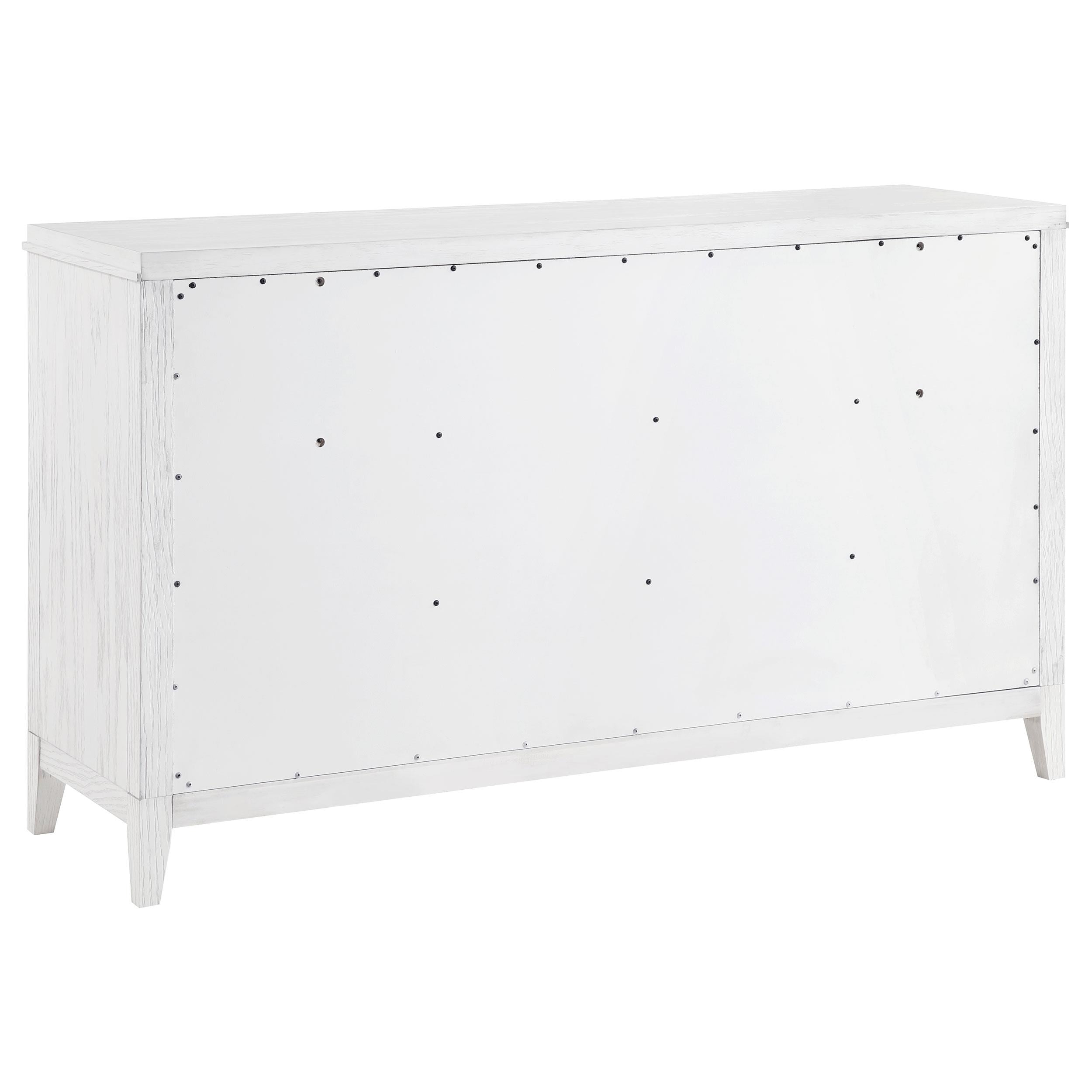  Coaster Furniture Marielle 224843 6-Drawer Bedroom Dresser - Distressed White IMAGE 5
