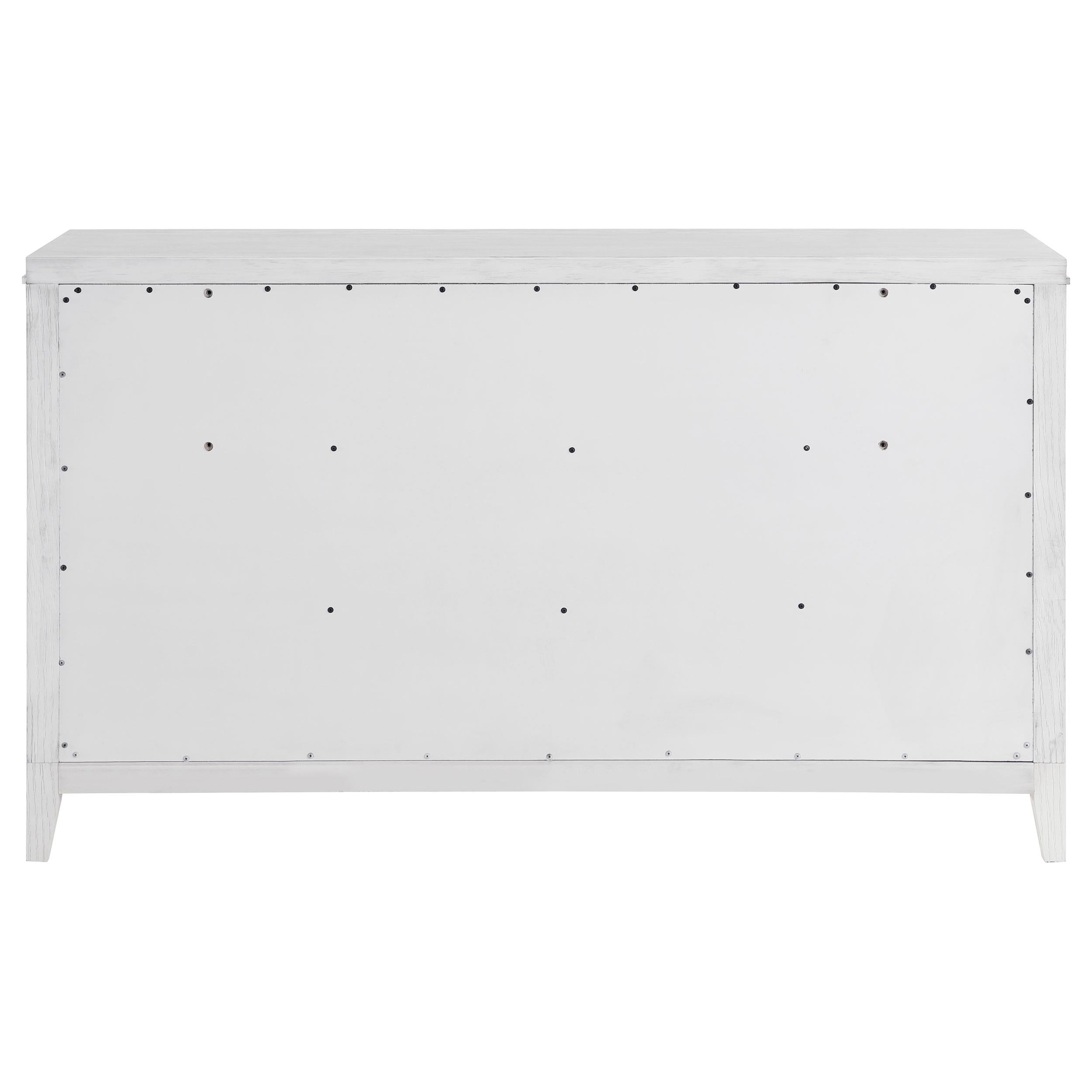  Coaster Furniture Marielle 224843 6-Drawer Bedroom Dresser - Distressed White IMAGE 6