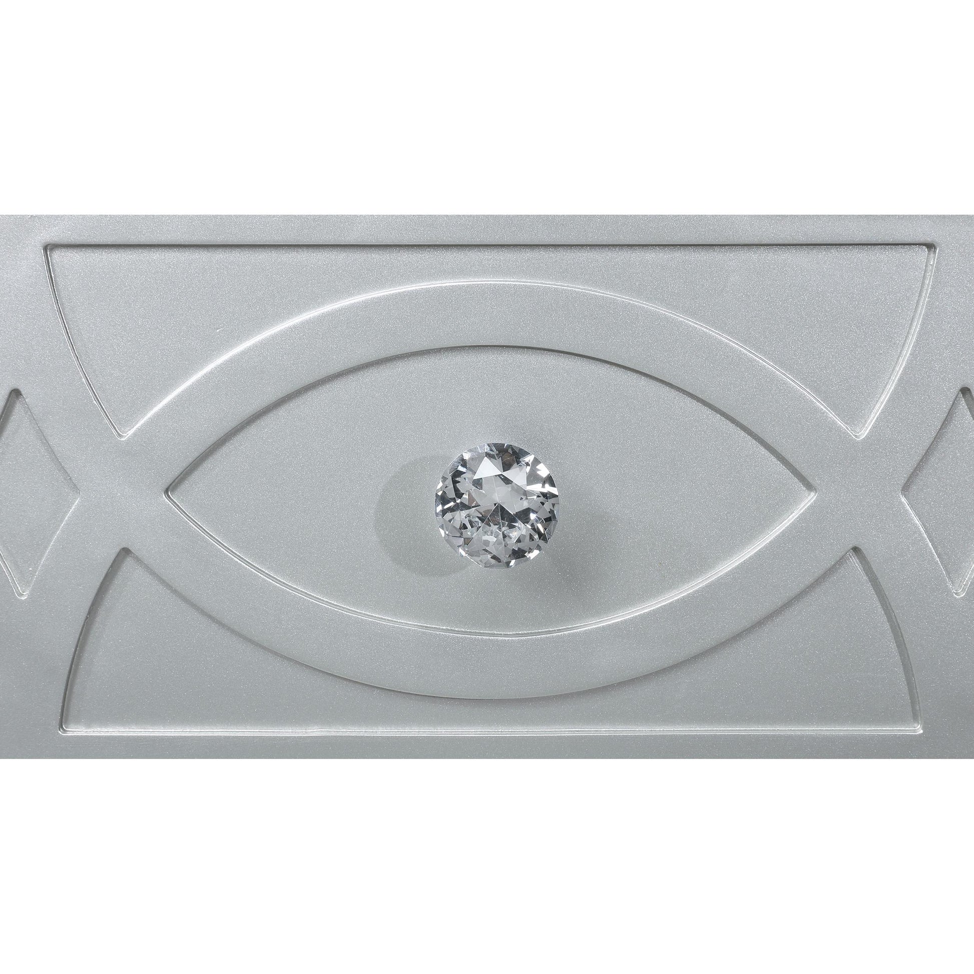  Coaster Furniture Gunnison 223213M 6-Drawer Dresser with Mirror - Silver Metallic IMAGE 12