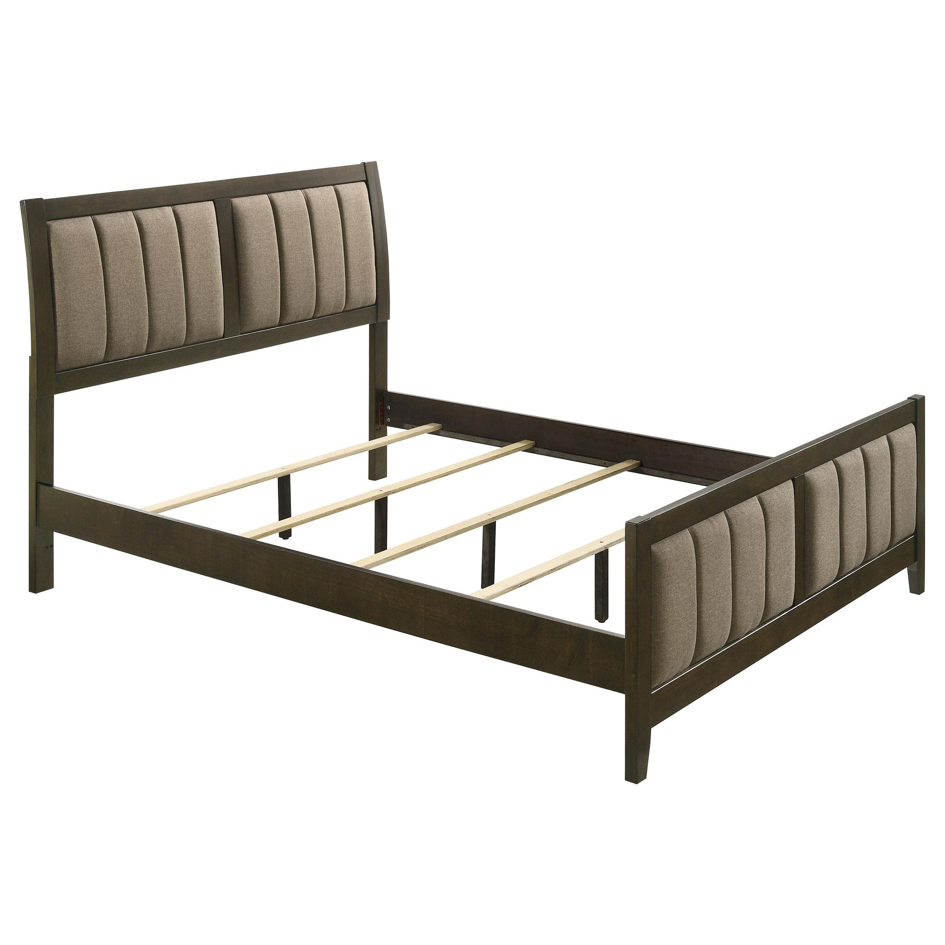  Size_Queen  -- Coaster Furniture Wilkes Upholstered Panel Bed IMAGE 1