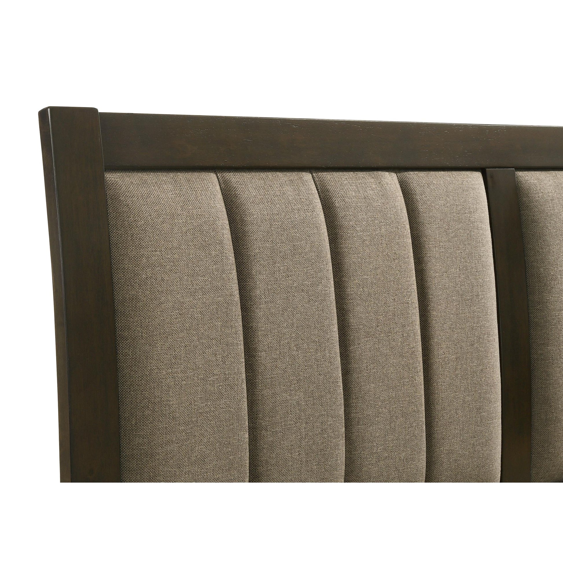  Size_Full  -- Wilkes 224421F 51-inch Upholstered Full Bed - Dark Cocoa IMAGE 8