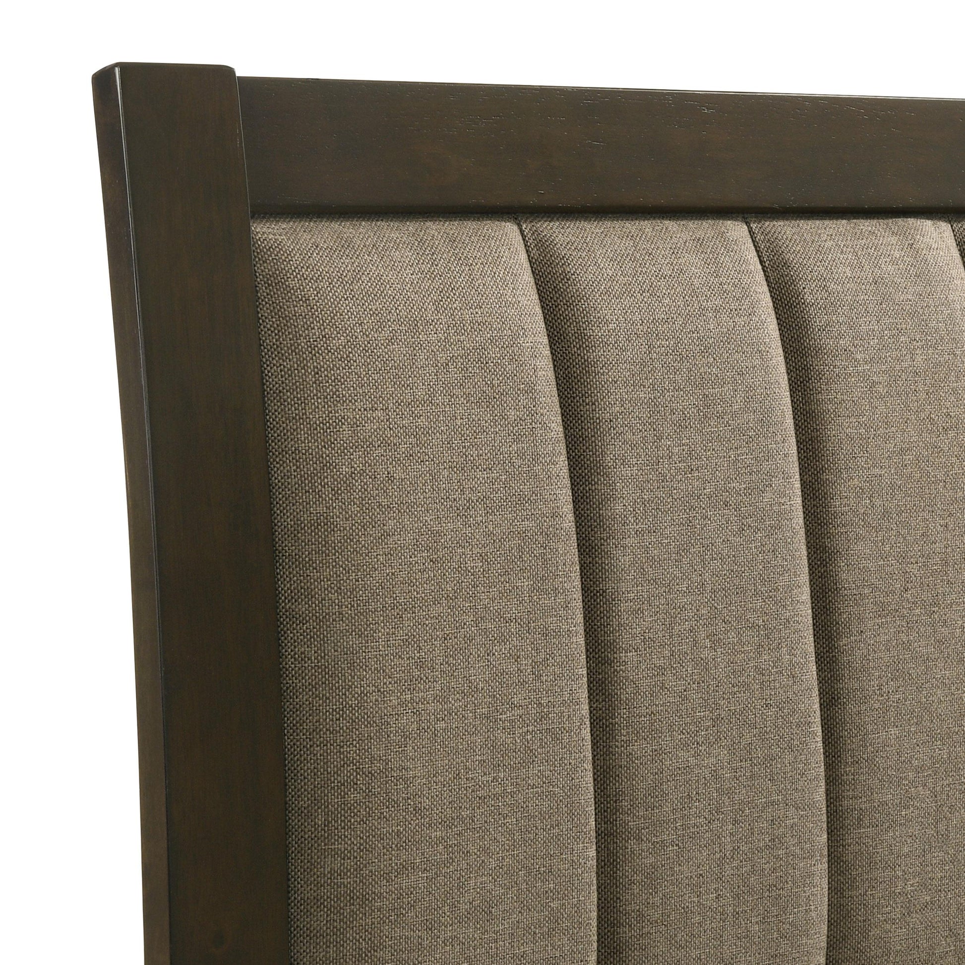  Size_Twin  -- Wilkes 224421T 51-inch Upholstered Twin Bed - Dark Cocoa IMAGE 6