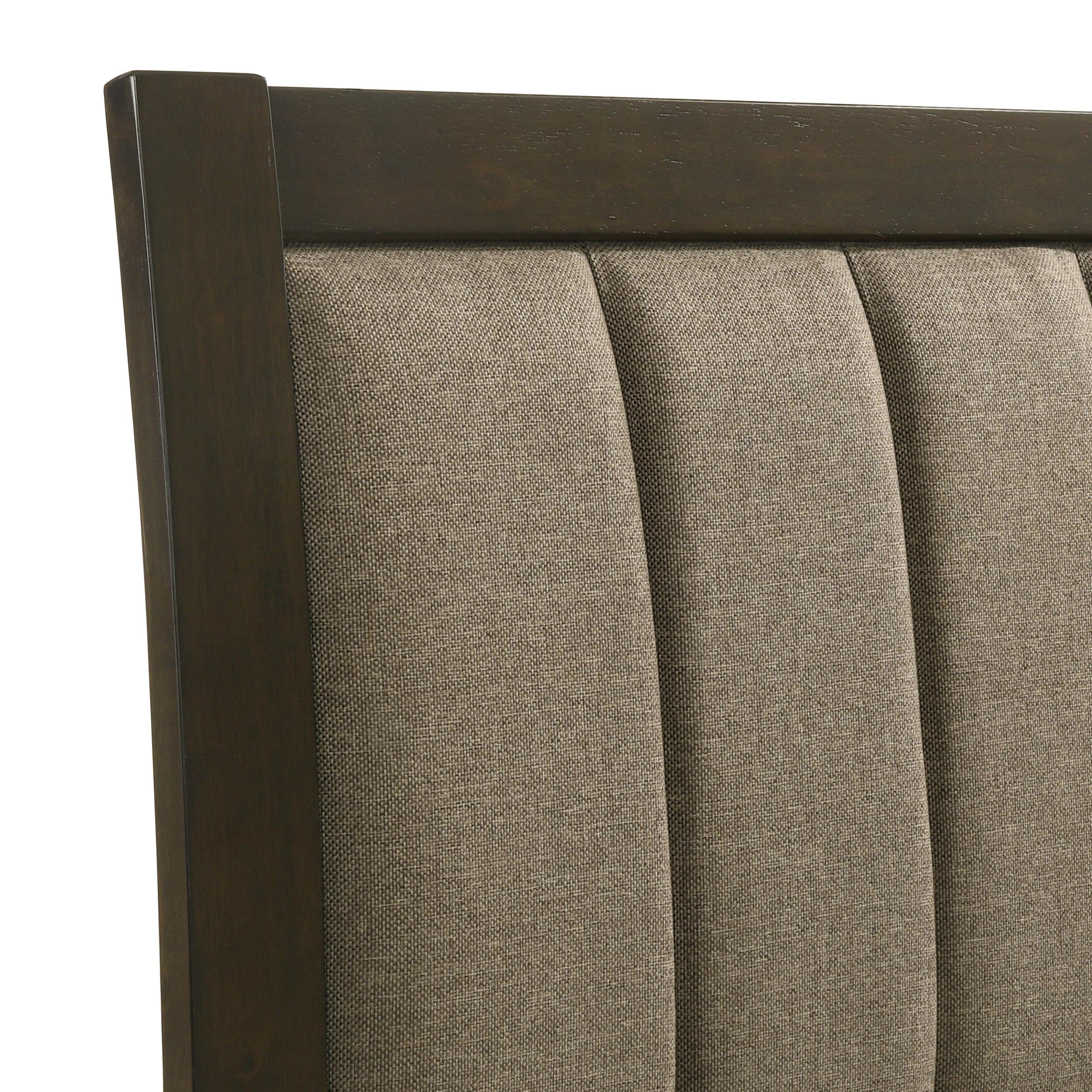  Size_Twin  -- Wilkes 224421T 51-inch Upholstered Twin Bed - Dark Cocoa IMAGE 6