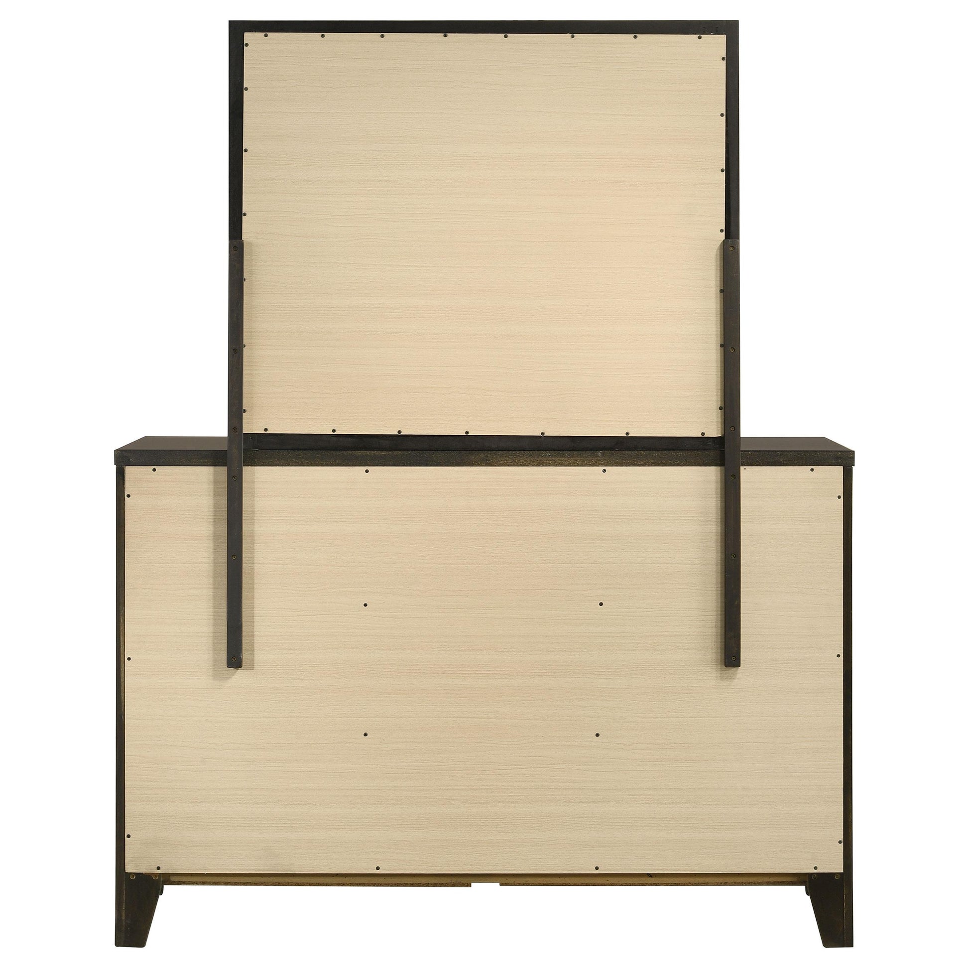  Coaster Furniture Wilkes 224423M 6-Drawer Dresser and Mirror - Dark Cocoa IMAGE 6