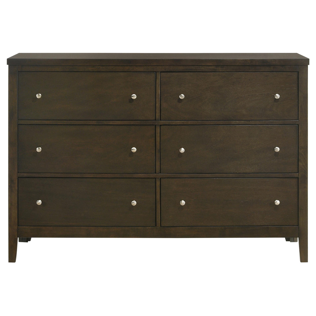  Coaster Furniture Wilkes 224423 6-Drawer Dresser Cabinet - Dark Cocoa IMAGE 1