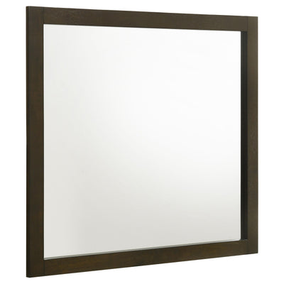  Coaster Furniture Wilkes 224424 Dresser Mirror - Dark Cocoa IMAGE 1