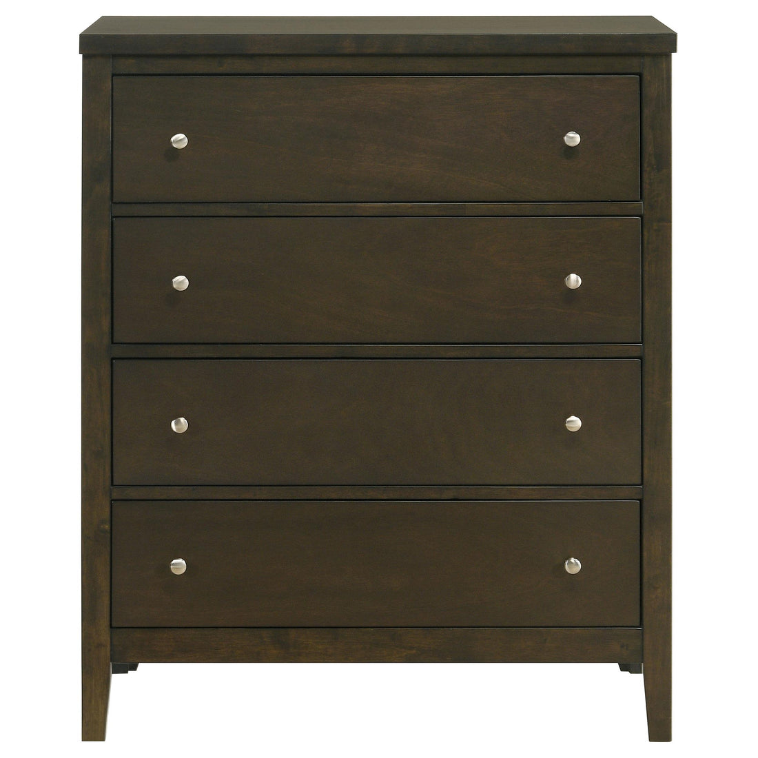  Coaster Furniture Wilkes 224425 4-Drawer Chest of Drawers - Dark Cocoa IMAGE 1