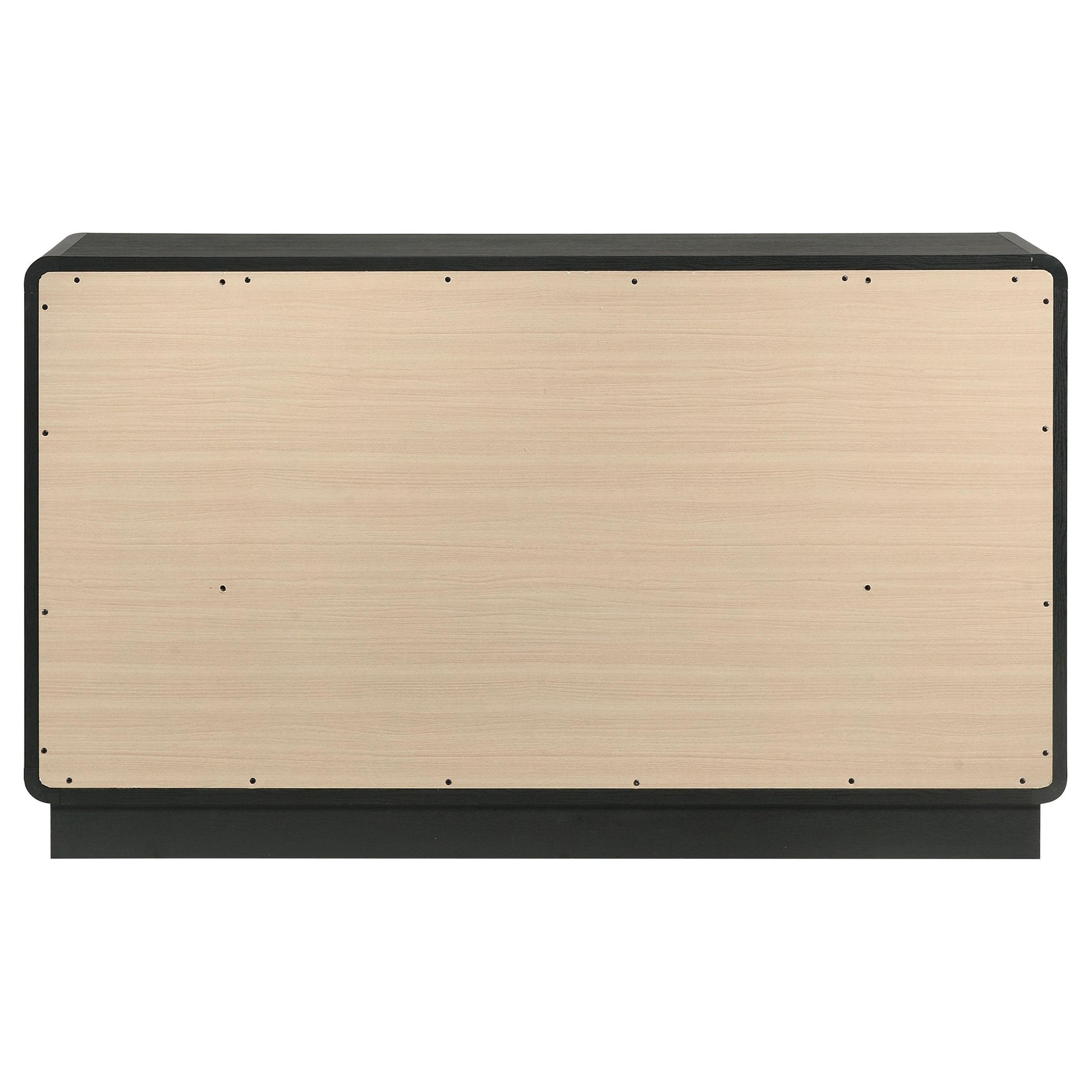  Coaster Furniture Cavelle 223663 6-Drawer Dresser Cabinet - Black IMAGE 6