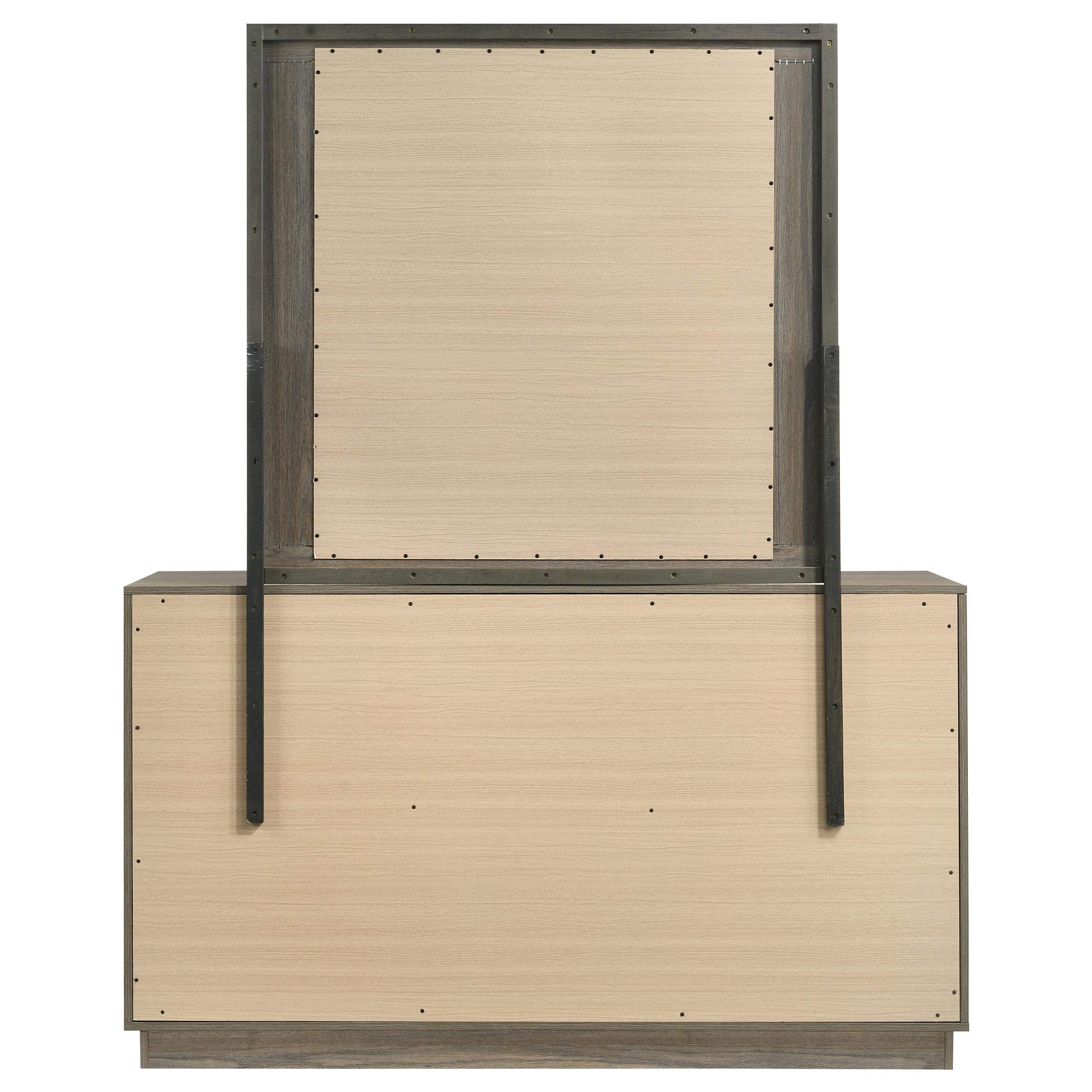  Coaster Furniture Fenwick 224983M 9-Drawer Dresser with Mirror - Grey Oak IMAGE 6