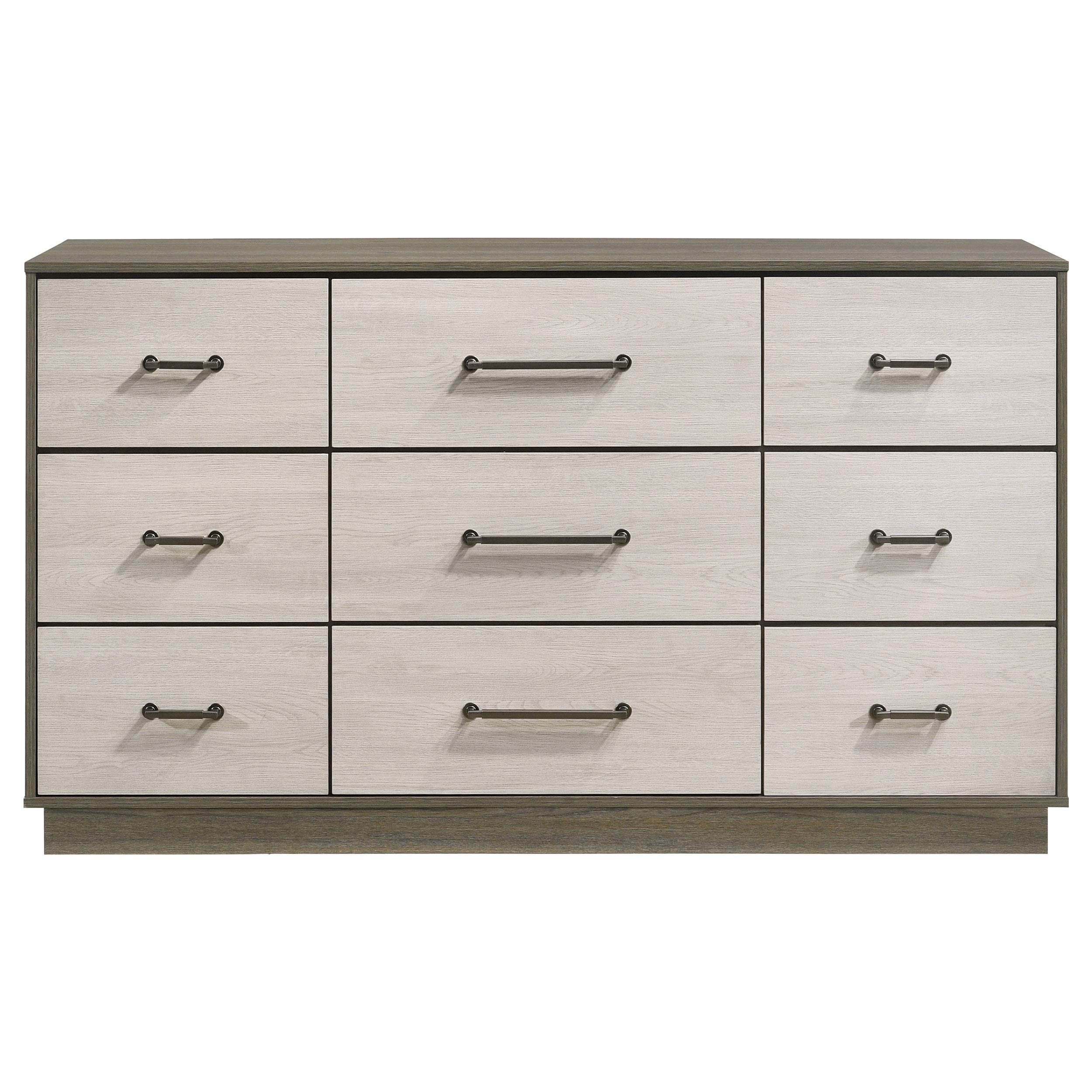  Coaster Furniture Fenwick 224983 9-Drawer Dresser - Grey Oak IMAGE 2