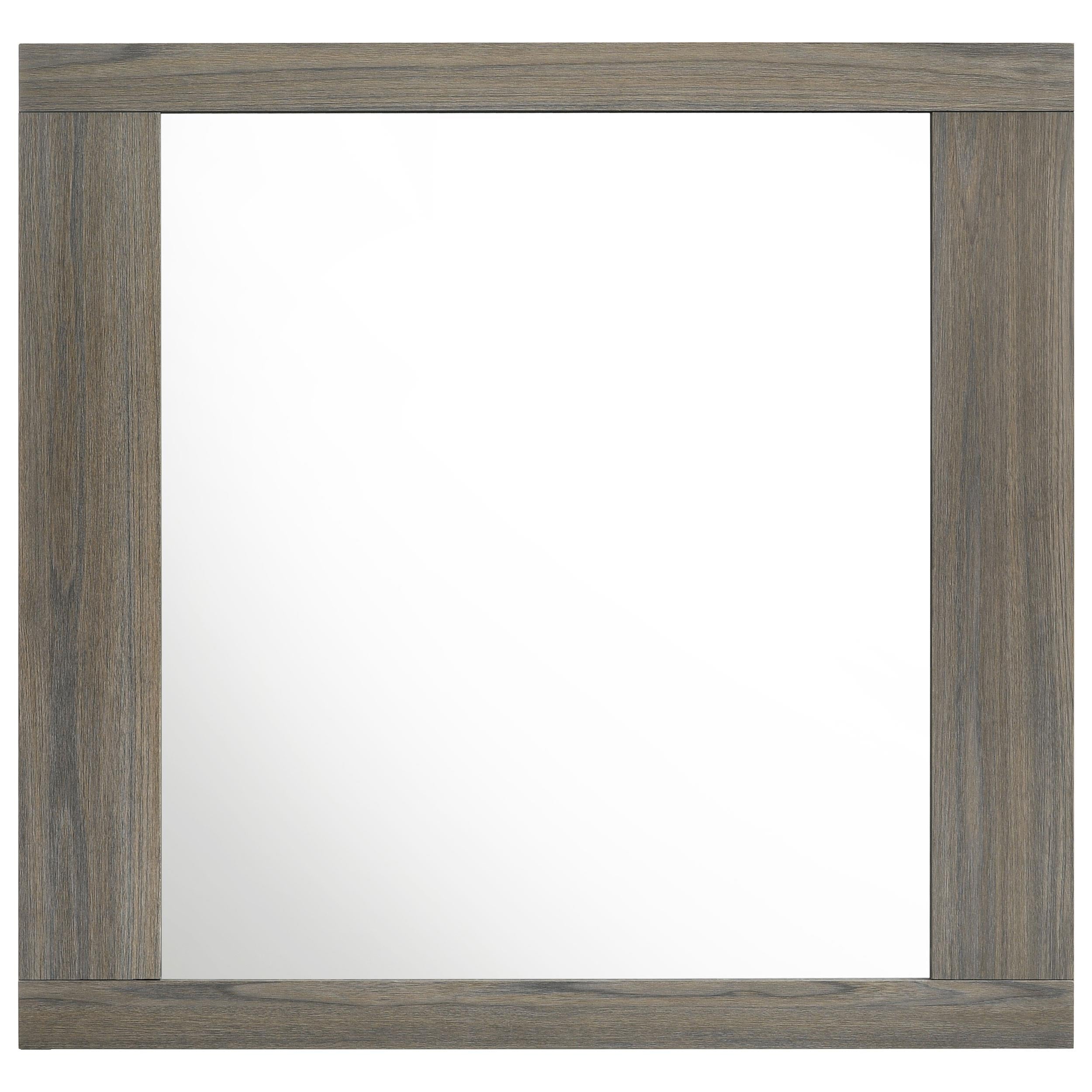  Coaster Furniture Fenwick 224984 Dresser Mirror - Grey Oak IMAGE 2