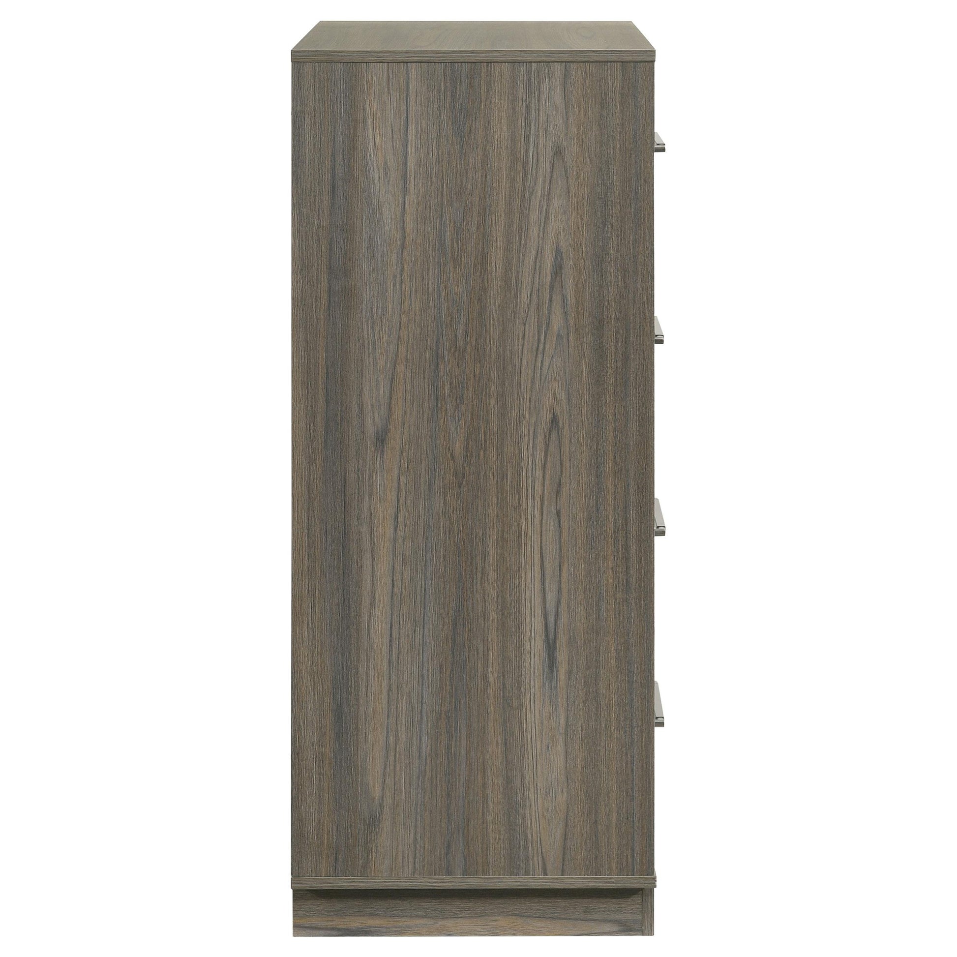  Coaster Furniture Fenwick 224985 4-Drawer Chest of Drawers - Grey Oak IMAGE 8