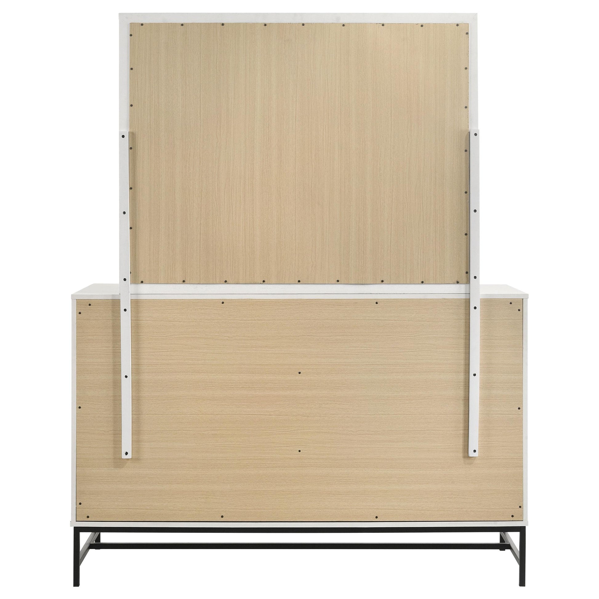  Coaster Furniture Sonora 224863M 6-Drawer Dresser with Mirror - White IMAGE 6