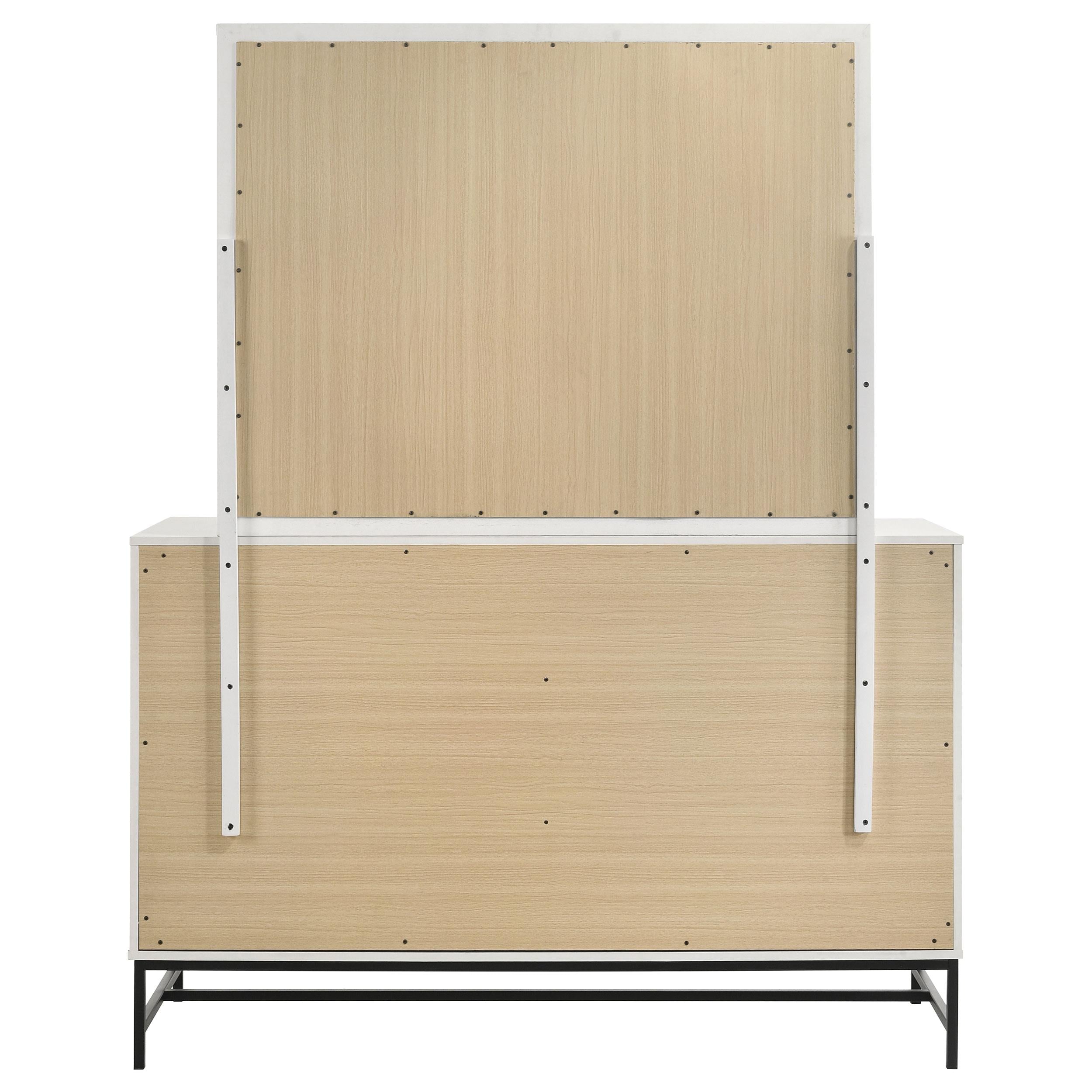  Coaster Furniture Sonora 224863M 6-Drawer Dresser with Mirror - White IMAGE 6