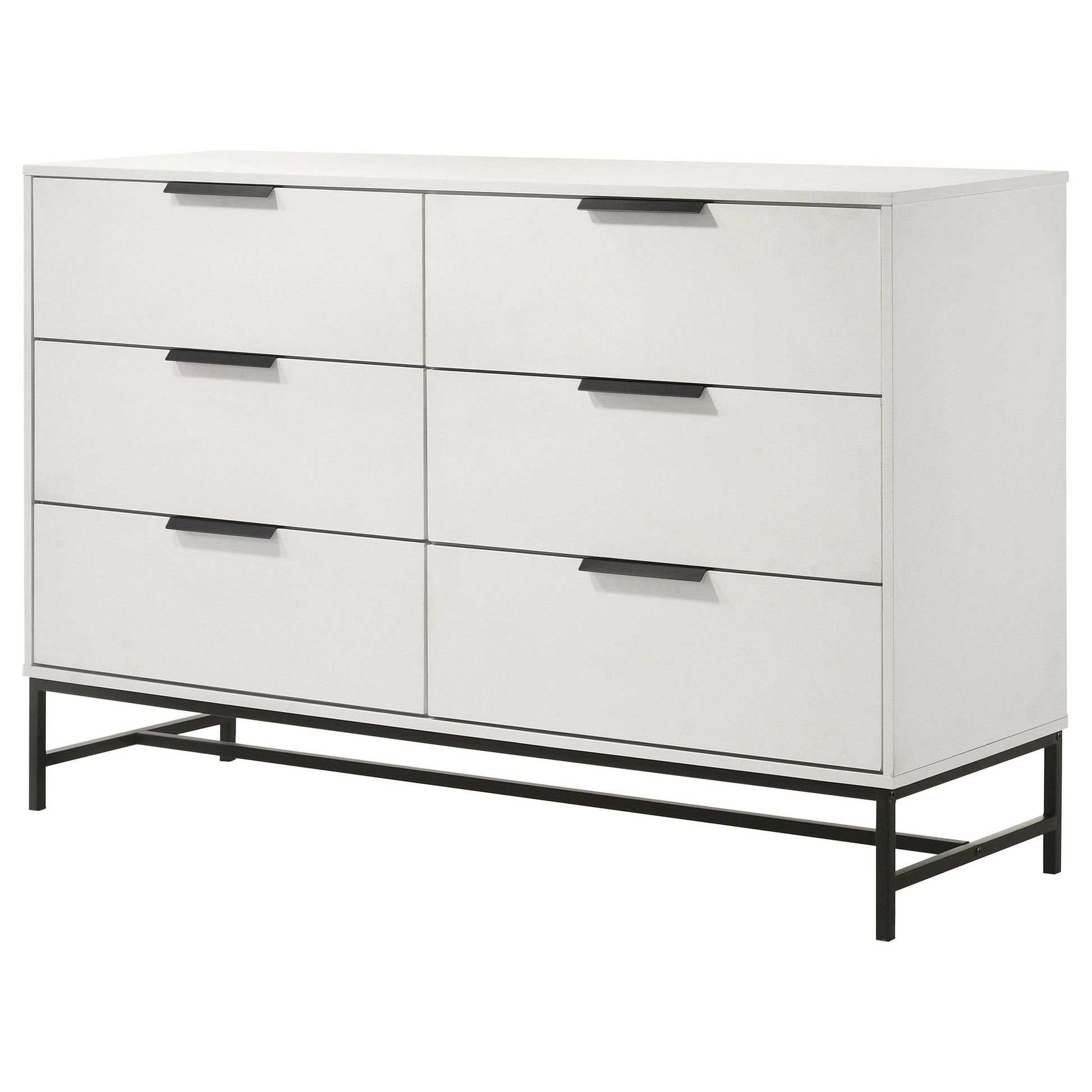  Coaster Furniture Sonora 224863 6-Drawer Bedroom Dresser - White IMAGE 3