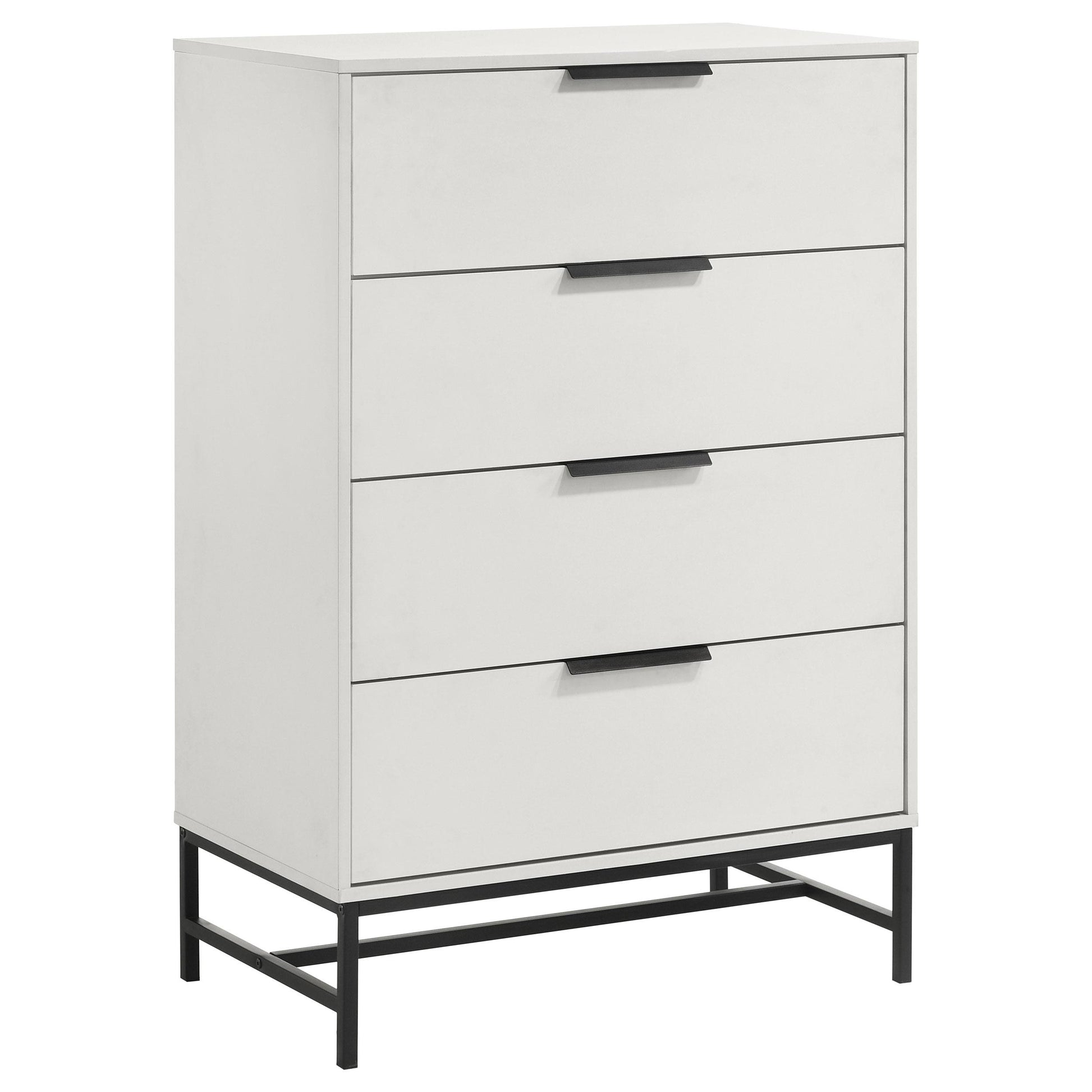  Coaster Furniture Sonora 224865 4-Drawer Bedroom Chest - White IMAGE 1