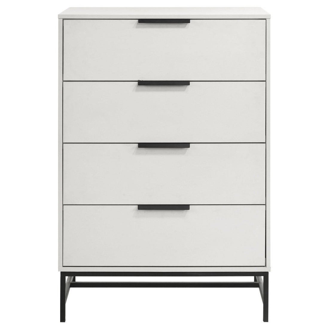  Coaster Furniture Sonora 224865 4-Drawer Bedroom Chest - White IMAGE 1