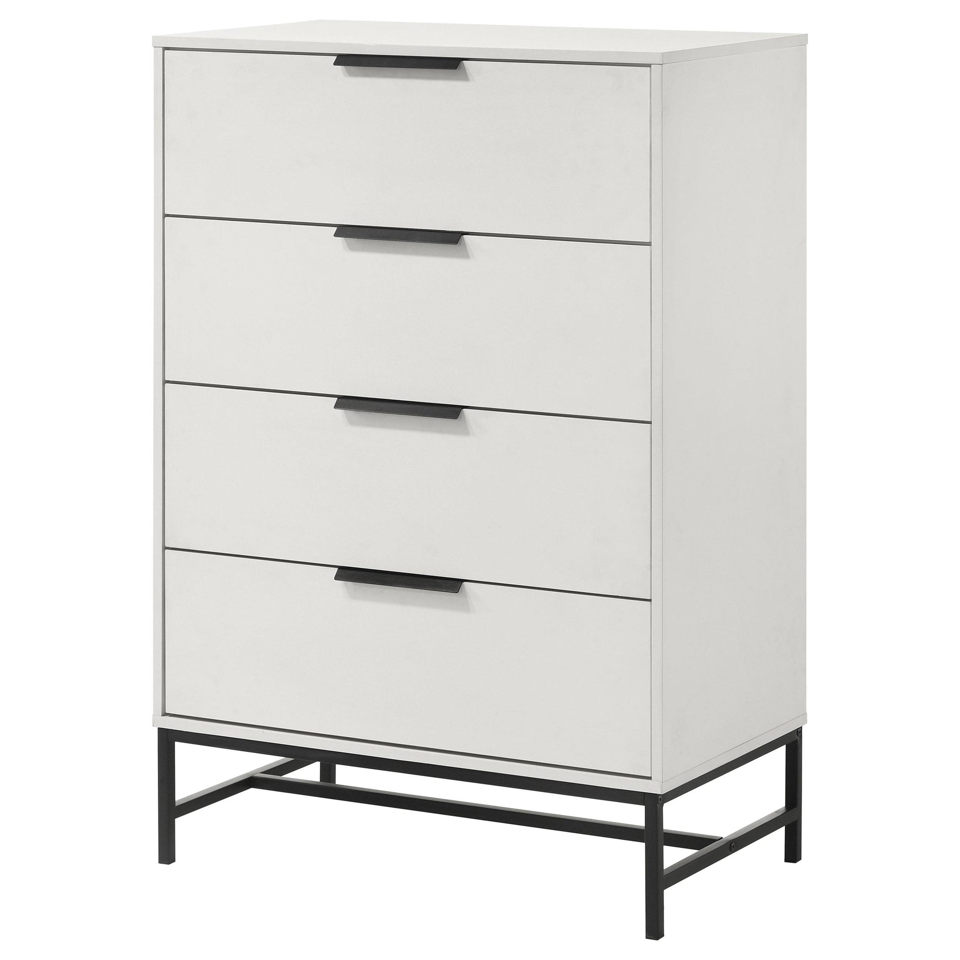  Coaster Furniture Sonora 224865 4-Drawer Bedroom Chest - White IMAGE 3