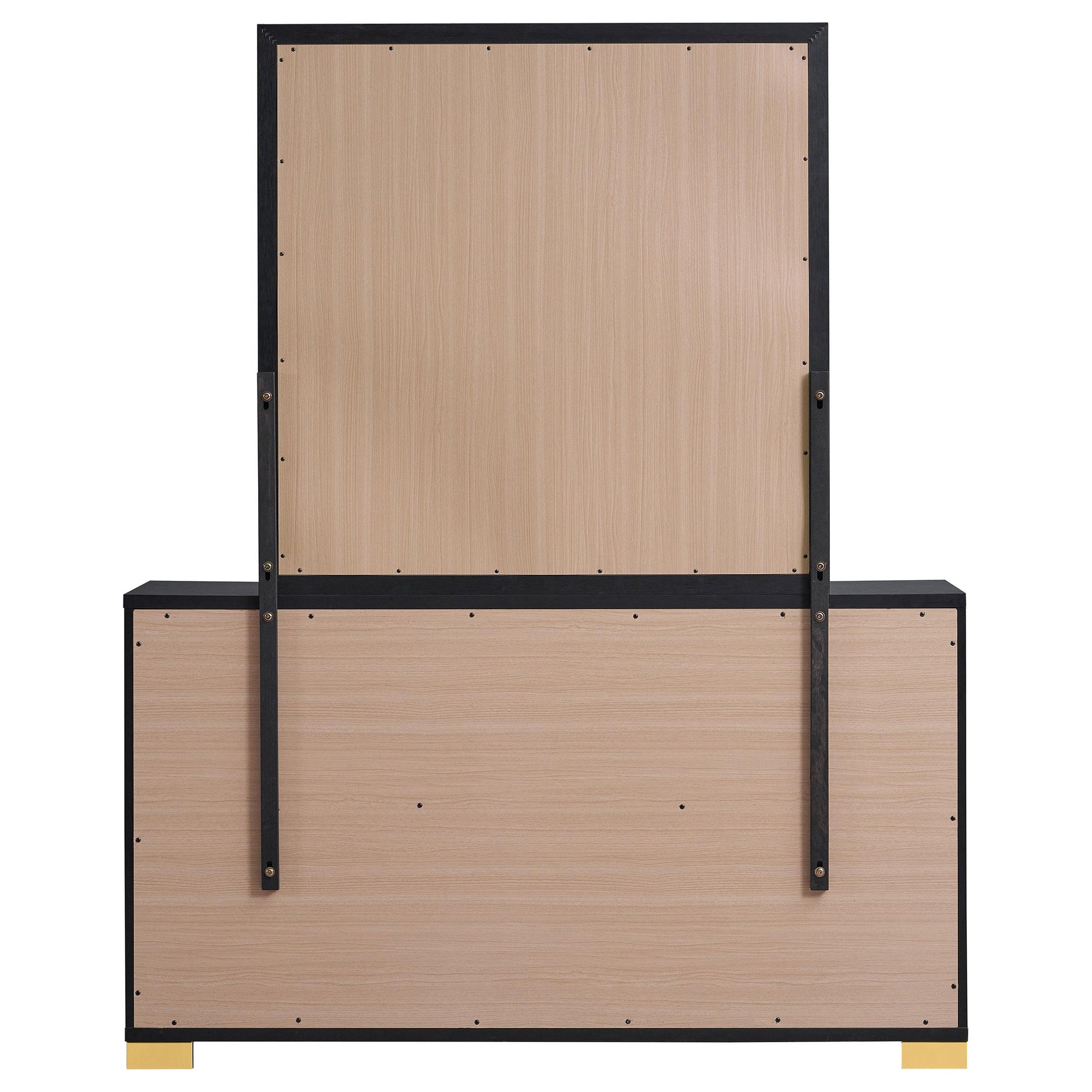  Coaster Furniture Marceline 222833M 6-Drawer Dresser with Mirror - Black IMAGE 6