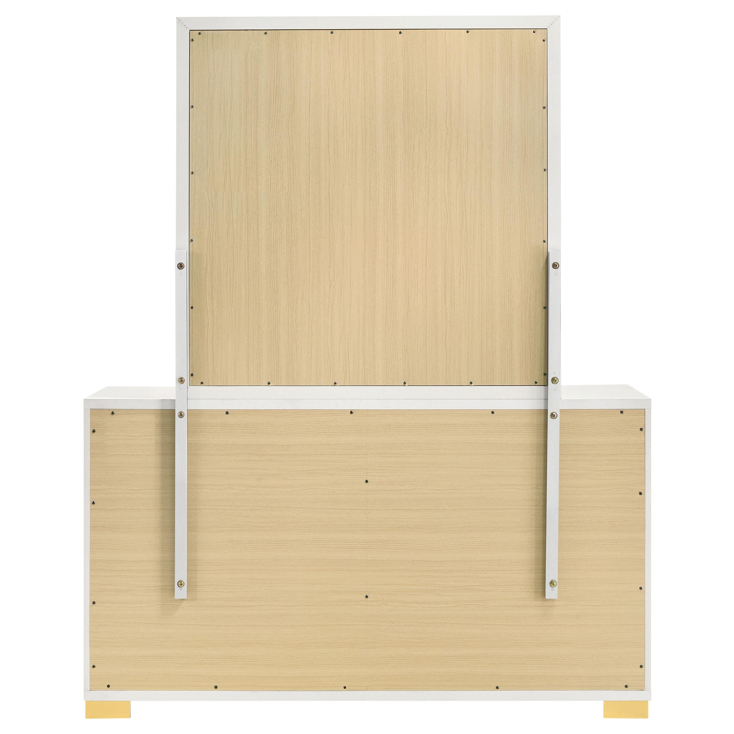  Coaster Furniture Marceline 222933M 6-Drawer Dresser with Mirror - White IMAGE 6