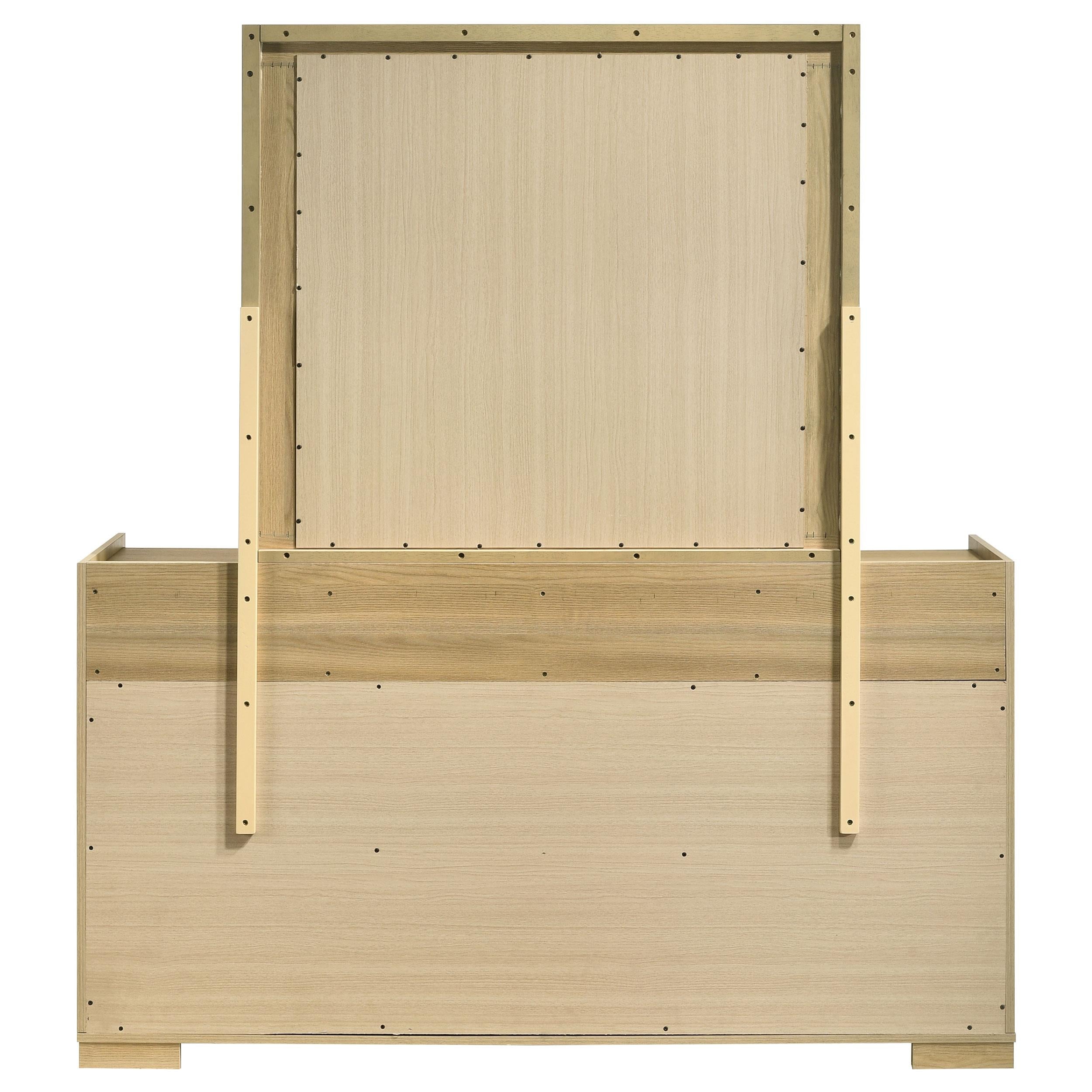  Coaster Furniture Hyland 215653M 6-Drawer Dresser with Mirror - Natural IMAGE 6