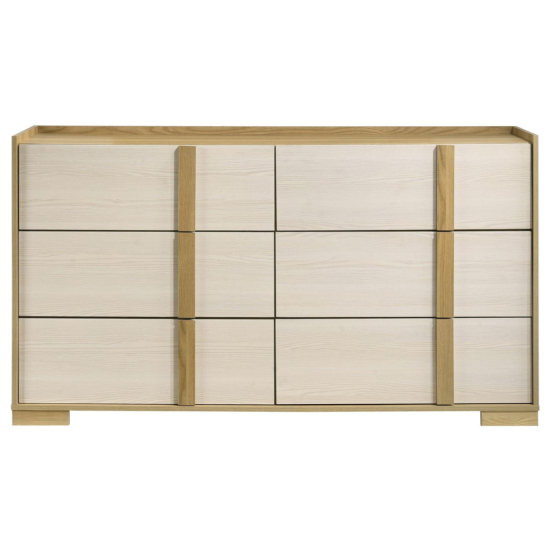  Coaster Furniture Hyland 215653 6-Drawer Dresser - Natural IMAGE 1