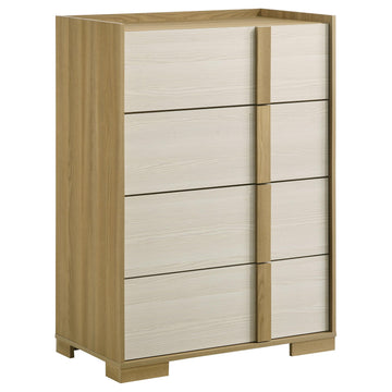  Coaster Furniture Hyland 215655 4-Drawer Chest of Drawers - Natural IMAGE 1