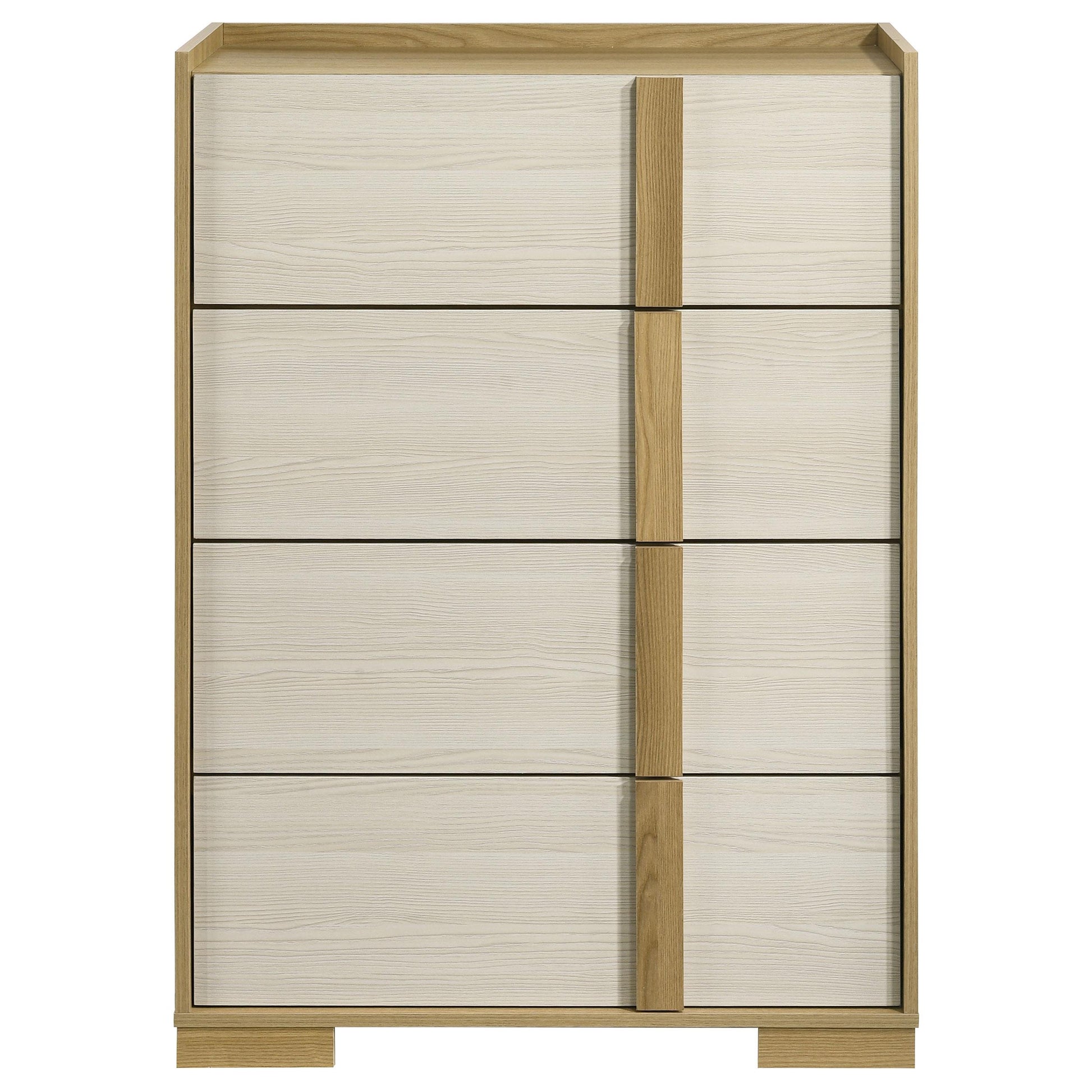  Coaster Furniture Hyland 215655 4-Drawer Chest of Drawers - Natural IMAGE 2