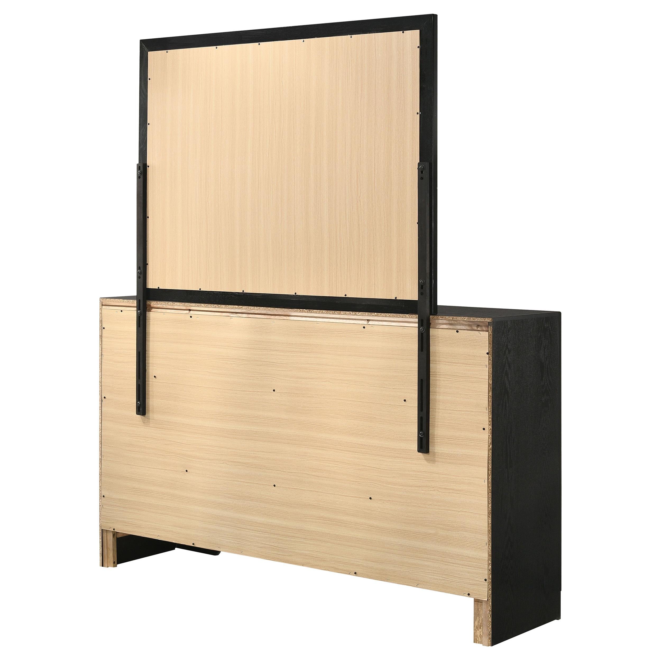  Coaster Furniture Miranda 206363M 7-Drawer Dresser with Mirror - Black IMAGE 7