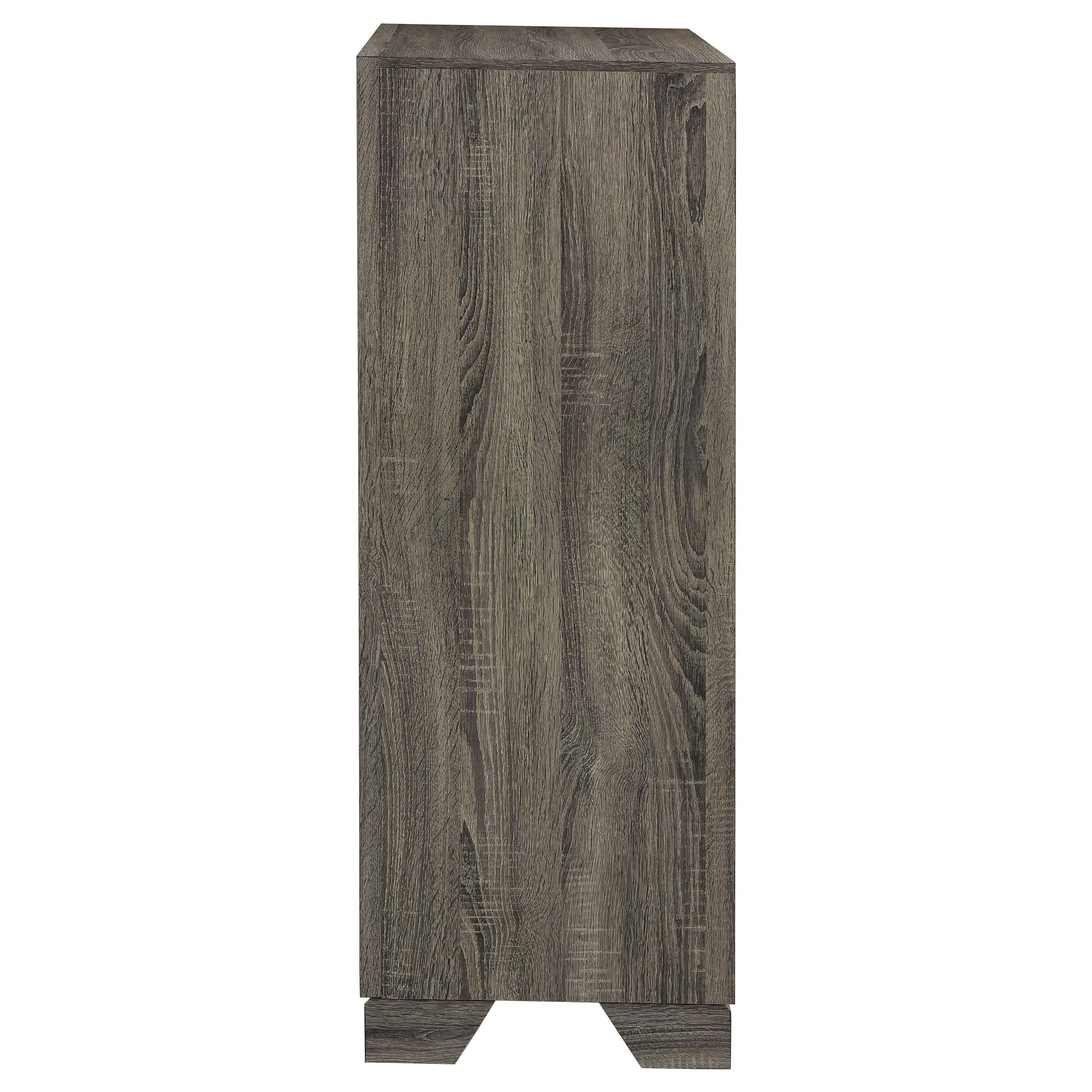  Coaster Furniture Wright 223345 4-Drawer Chest of Drawers - Brown Oak IMAGE 4