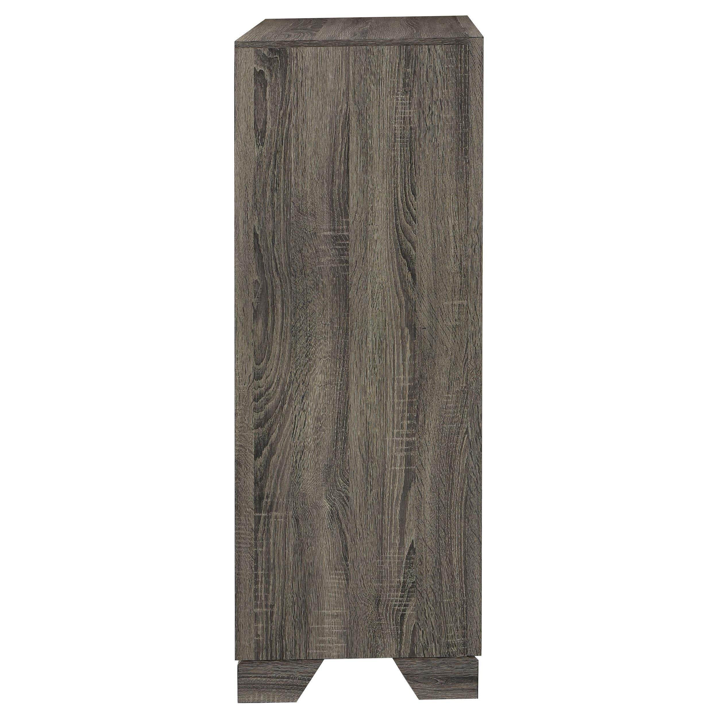  Coaster Furniture Wright 223345 4-Drawer Chest of Drawers - Brown Oak IMAGE 8