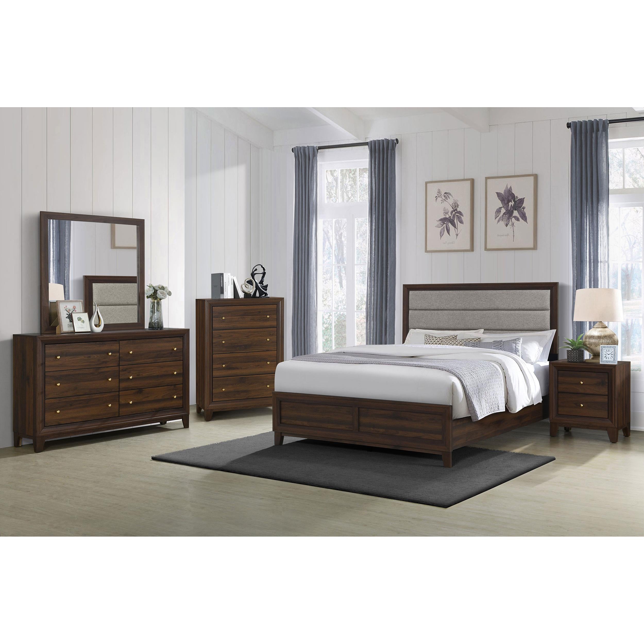  Size_Queen  -- Coaster Furniture Welsley Upholstered Panel Bed IMAGE 5
