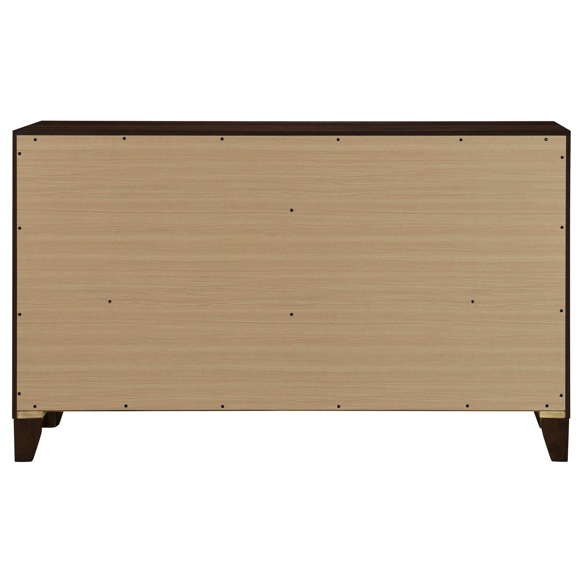  Coaster Furniture Welsley 223443 6-Drawer Dresser Cabinet - Walnut IMAGE 5