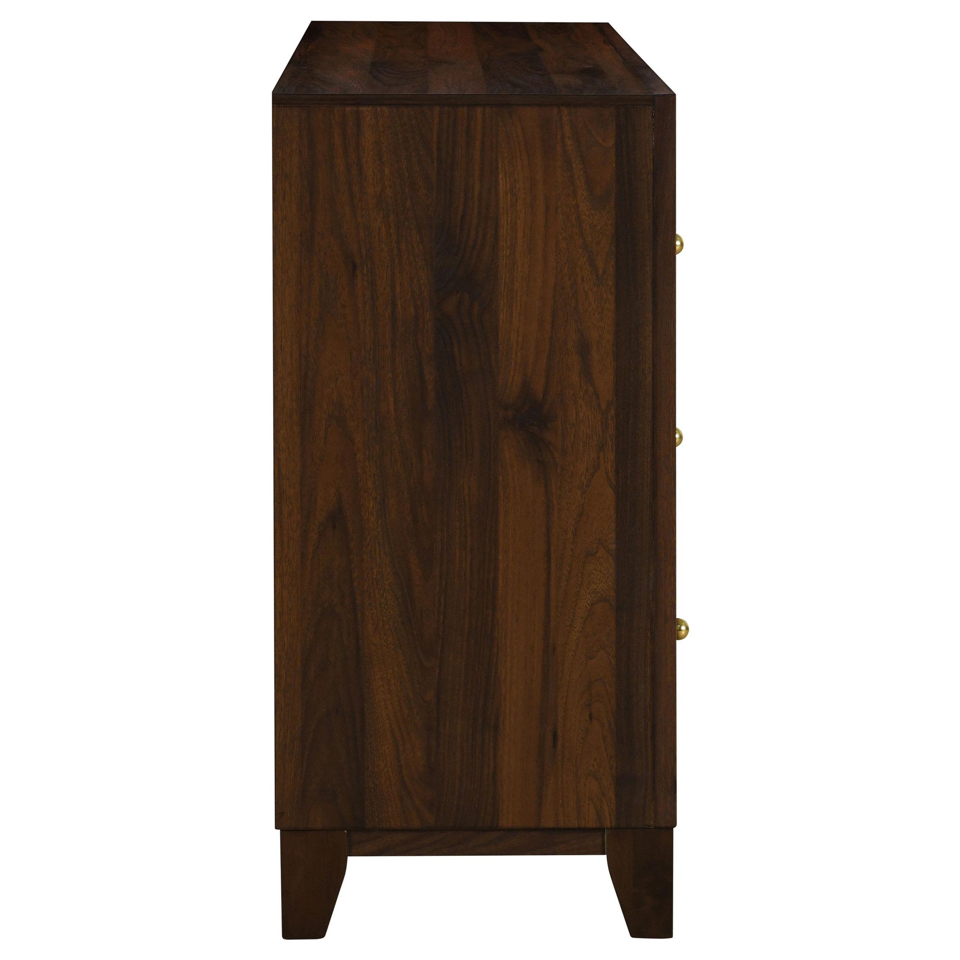  Coaster Furniture Welsley 223443 6-Drawer Dresser Cabinet - Walnut IMAGE 7