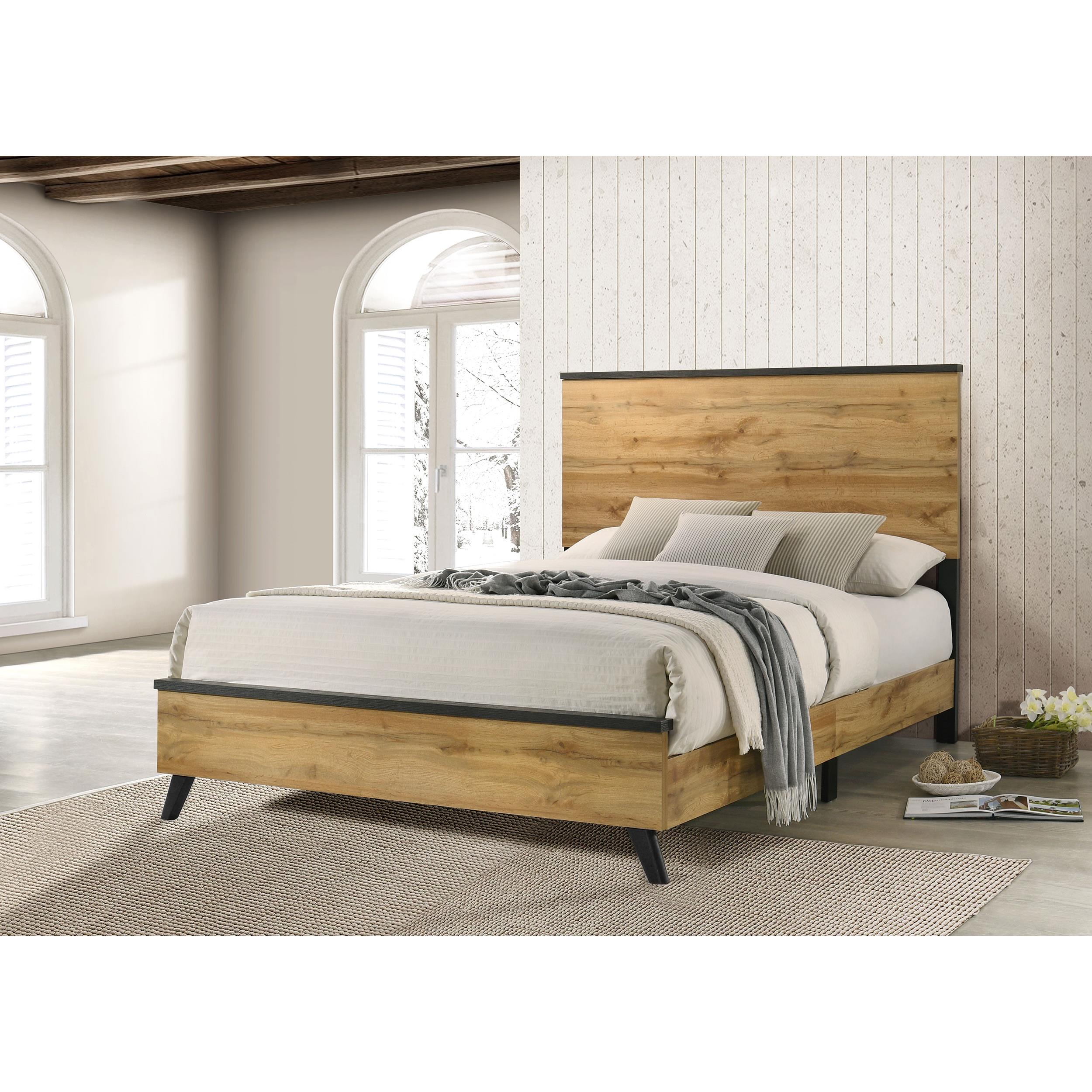  Size_Queen  -- Coaster Furniture Kaywood Panel Bed IMAGE 4