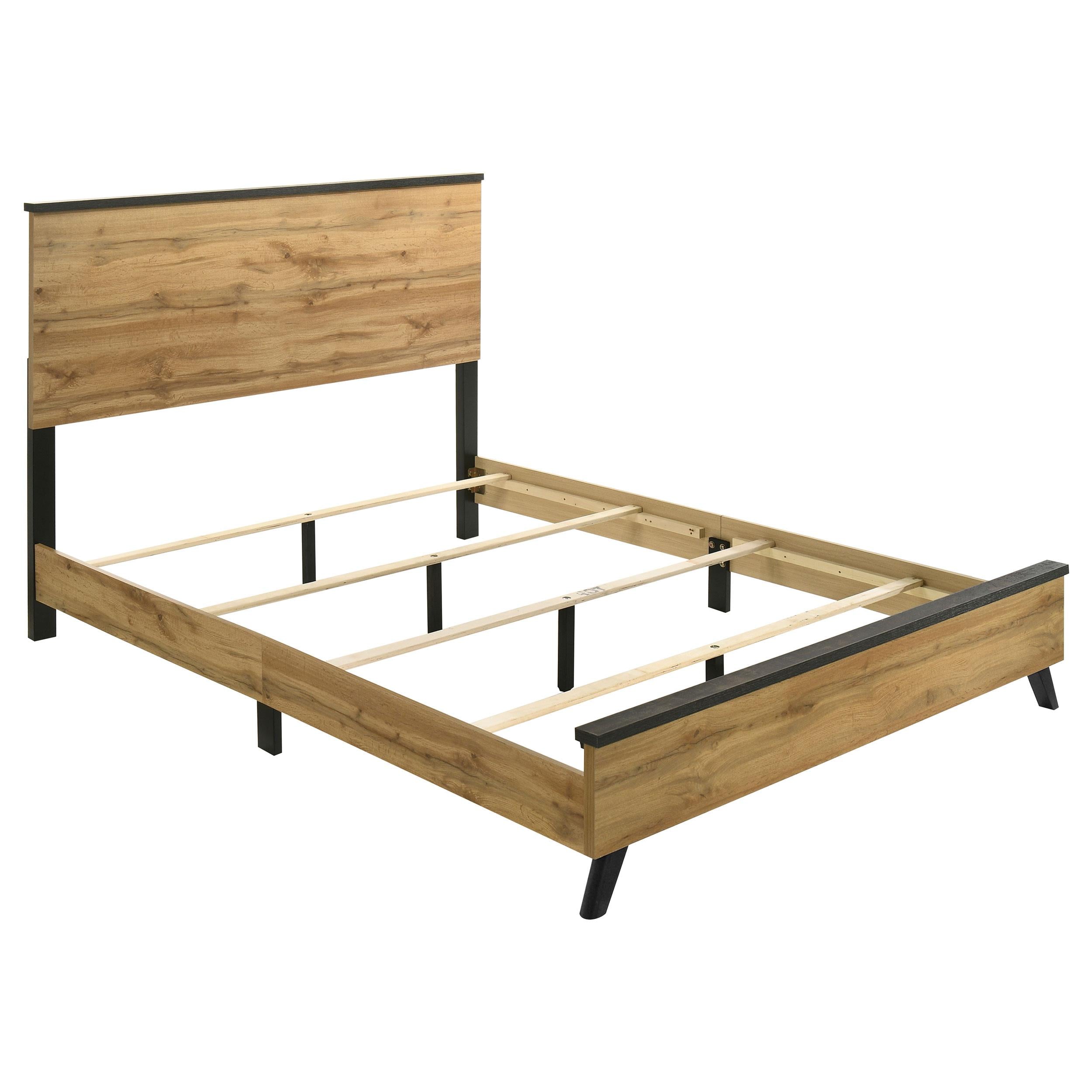  Size_Full  -- Kaywood 225001F 52-inch Full Panel Bed - Natural Pine IMAGE 1