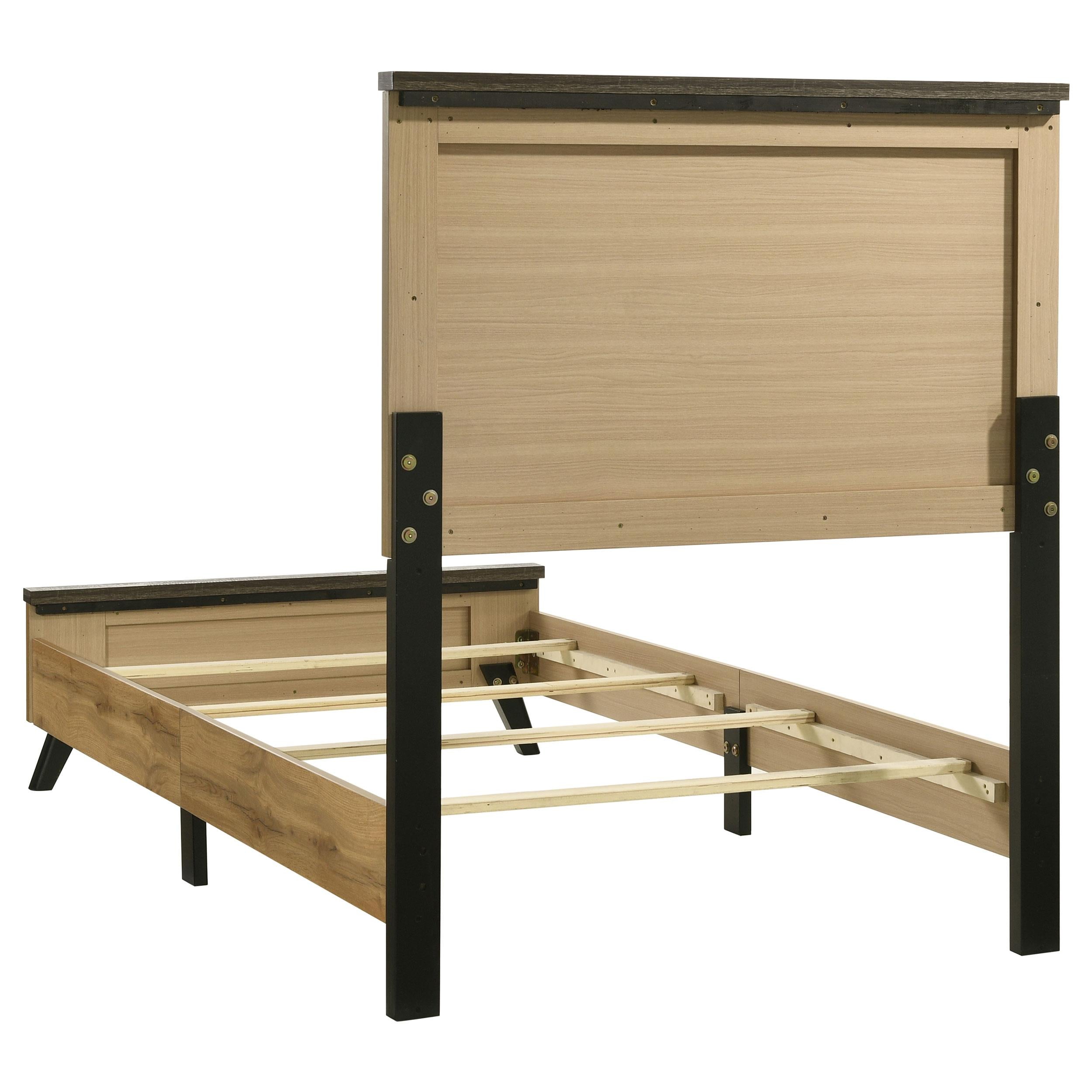  Size_Twin  -- Kaywood 225001T 52-inch Twin Panel Bed - Natural Pine IMAGE 3