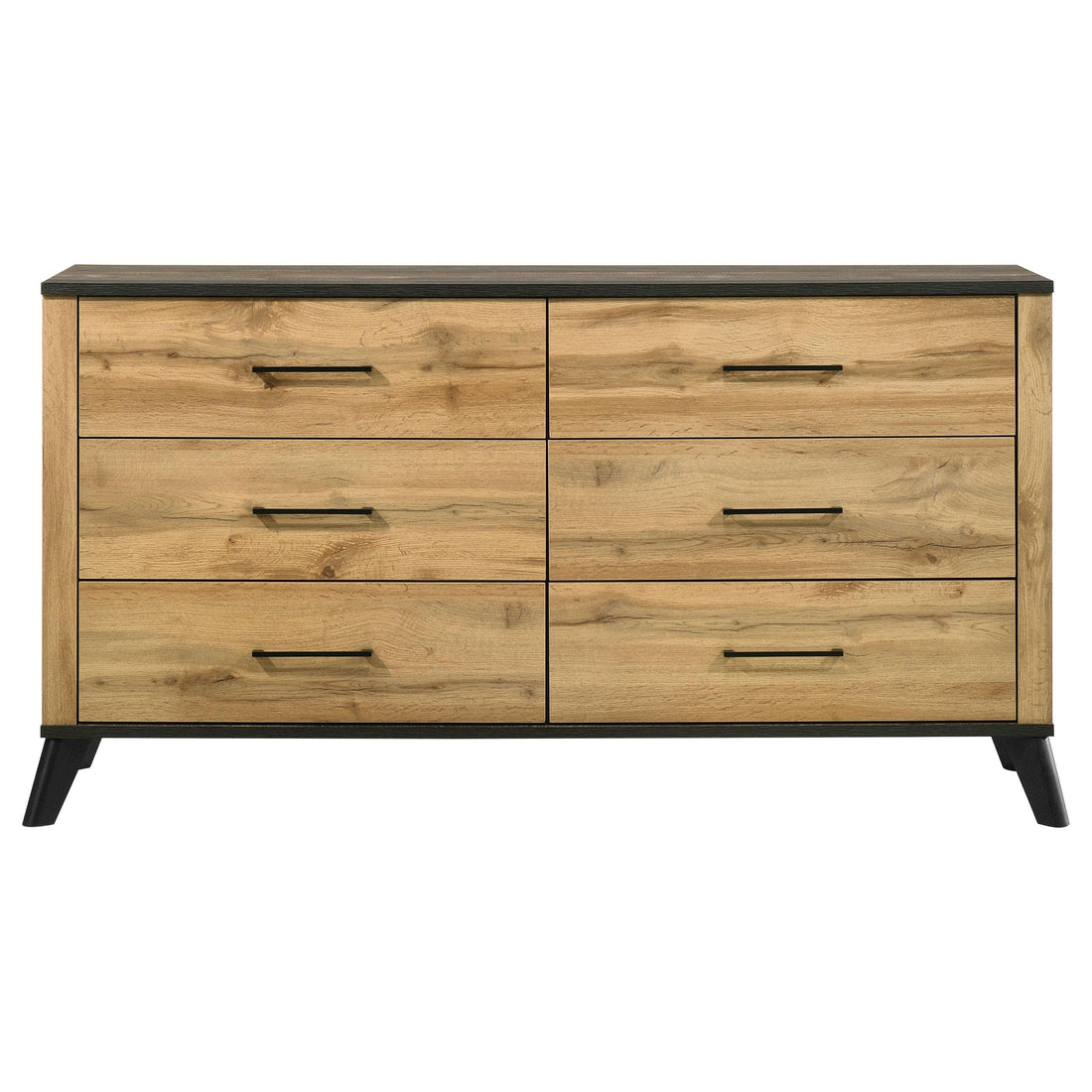 Coaster Furniture Kaywood 225003 6-Drawer Dresser Cabinet - Natural Pine IMAGE 1