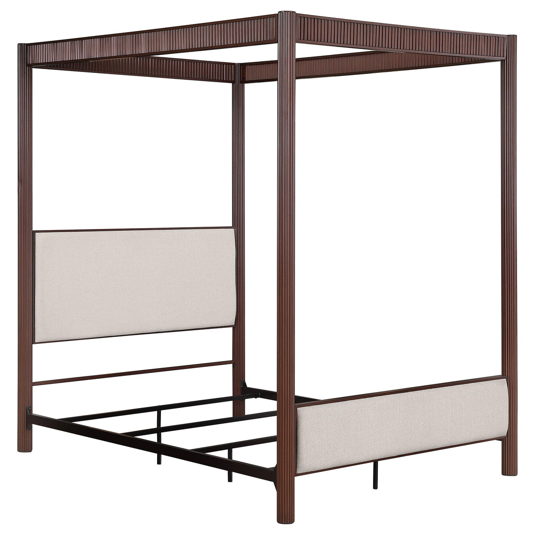  Size_Queen  -- Zimmerlee Upholstered Canopy Bed IMAGE 1