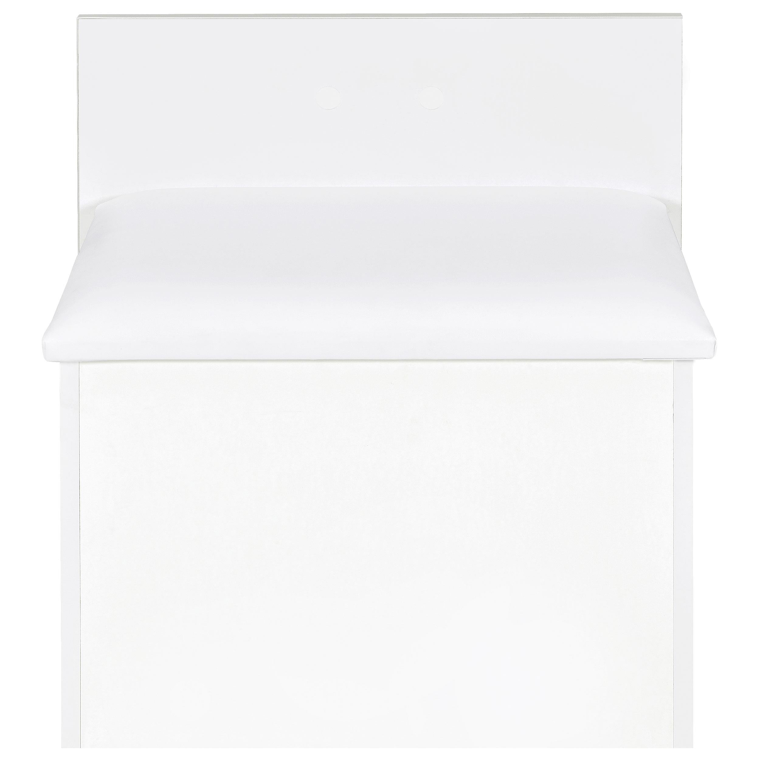  Coaster Furniture Danbury 930208 3-Drawer Makeup Vanity & Stool - Set White High Gloss IMAGE 11