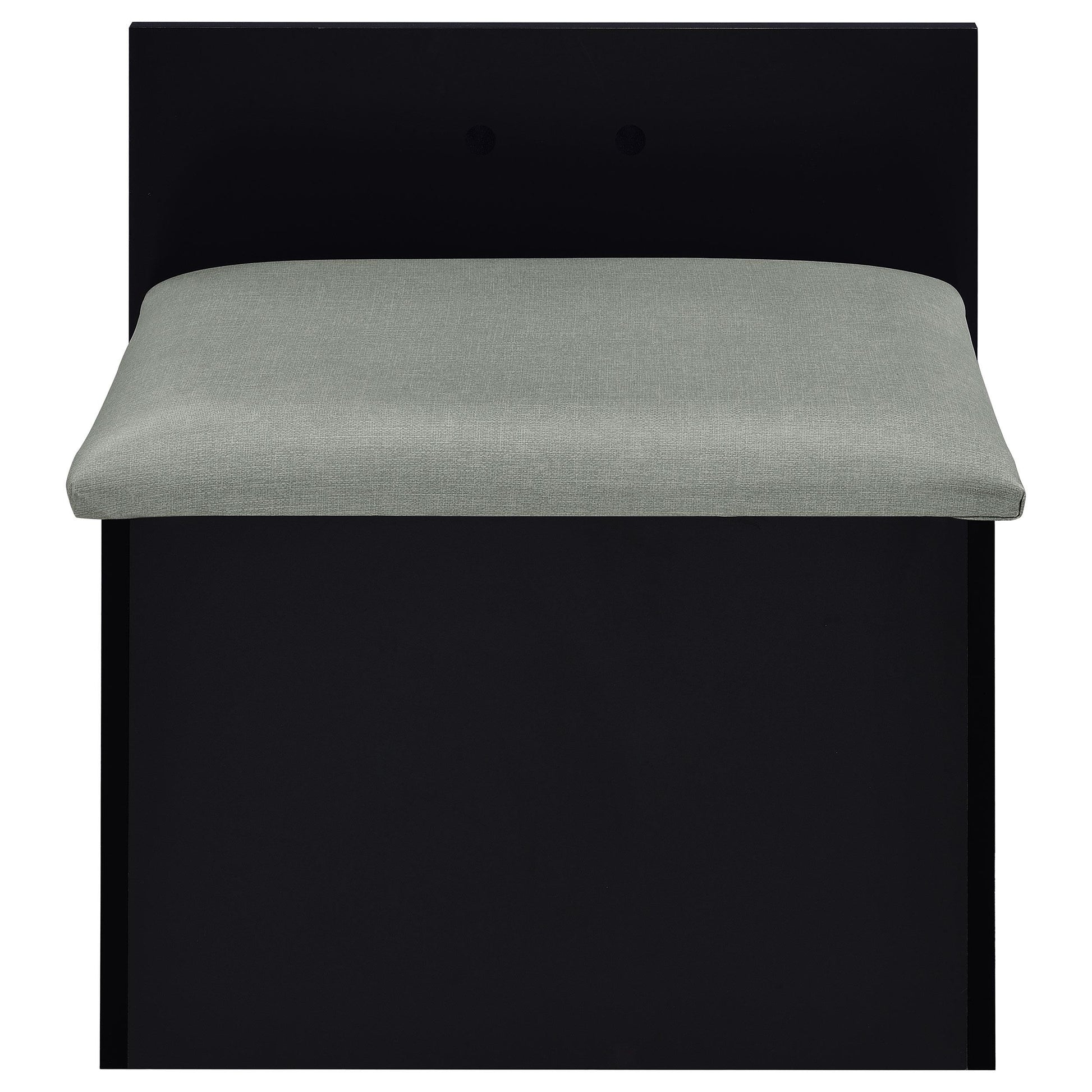  Coaster Furniture Danbury 930209 3-Drawer Makeup Vanity & Stool - Set Black High Gloss IMAGE 11