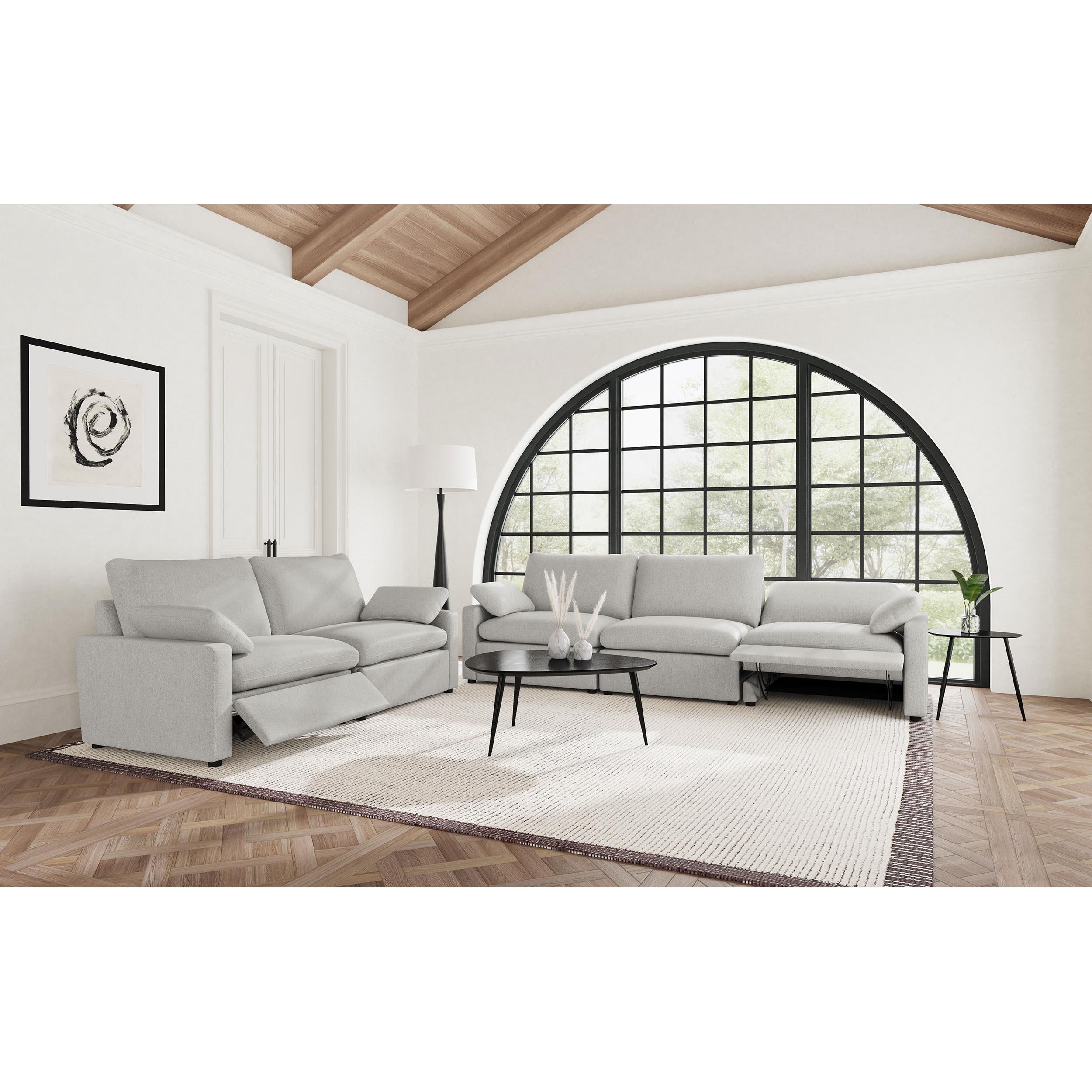  Coaster Furniture Collins 609562P Modular Power Loveseat - Grey IMAGE 10