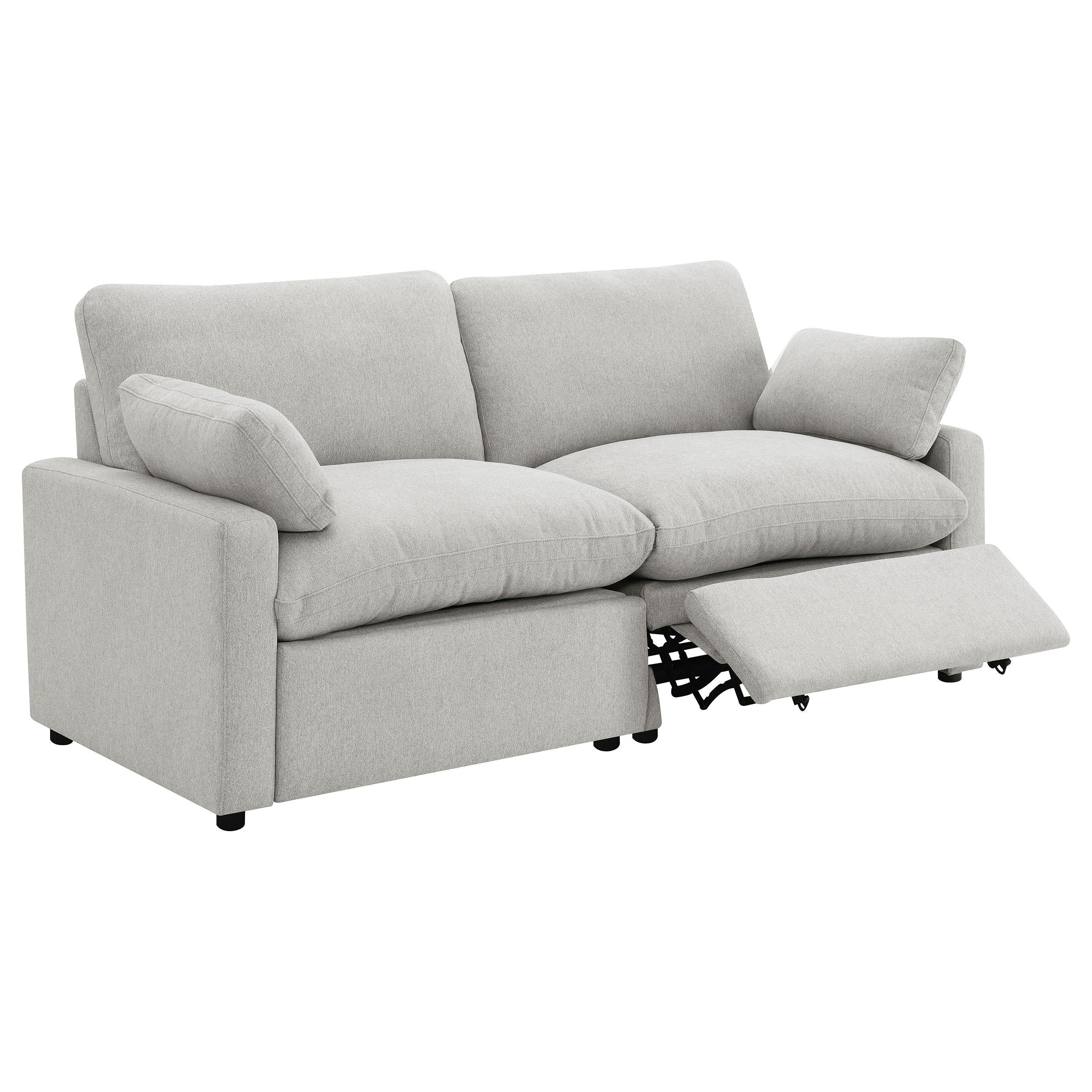  Coaster Furniture Collins 609562P Modular Power Loveseat - Grey IMAGE 2