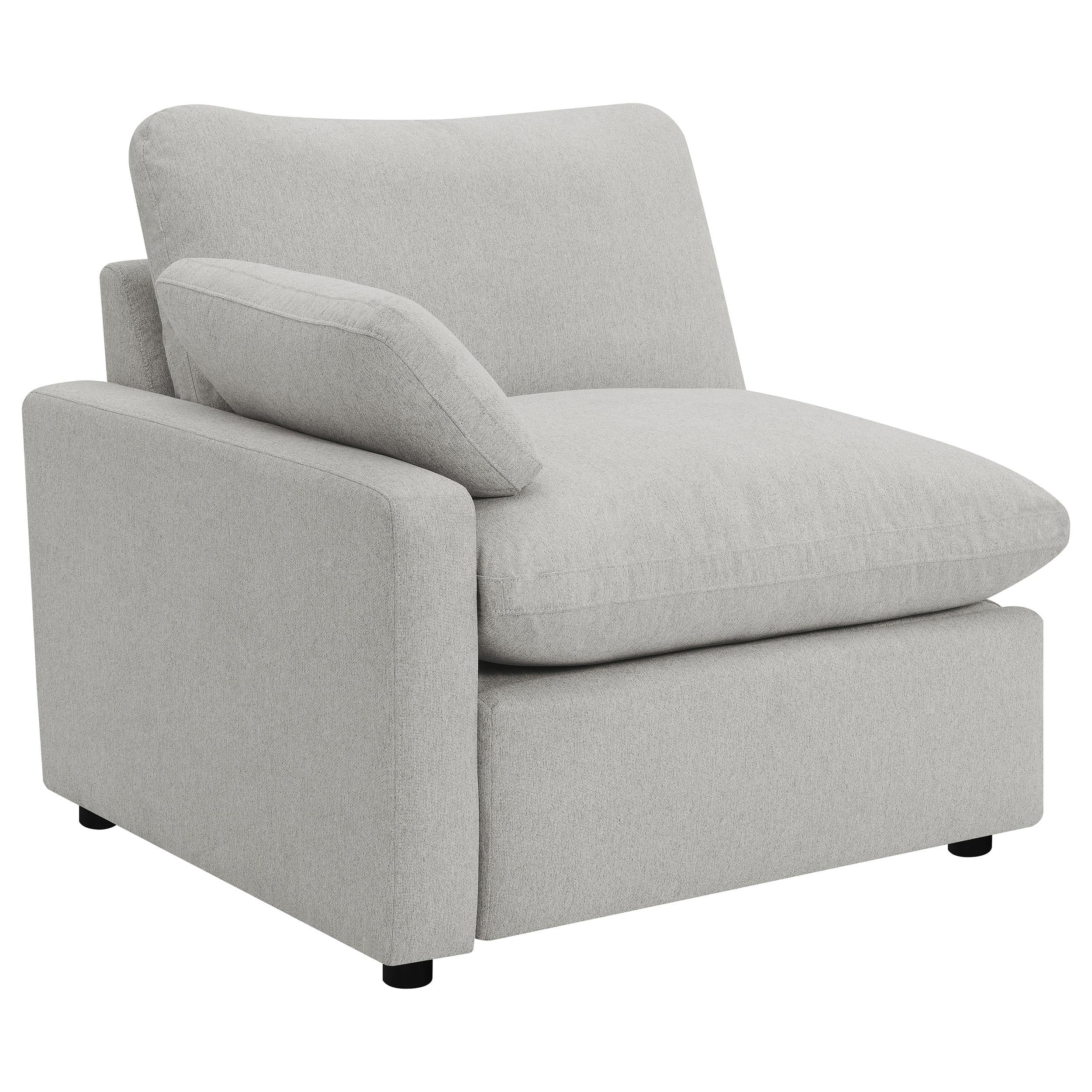  Coaster Furniture Collins 609562P Modular Power Loveseat - Grey IMAGE 3