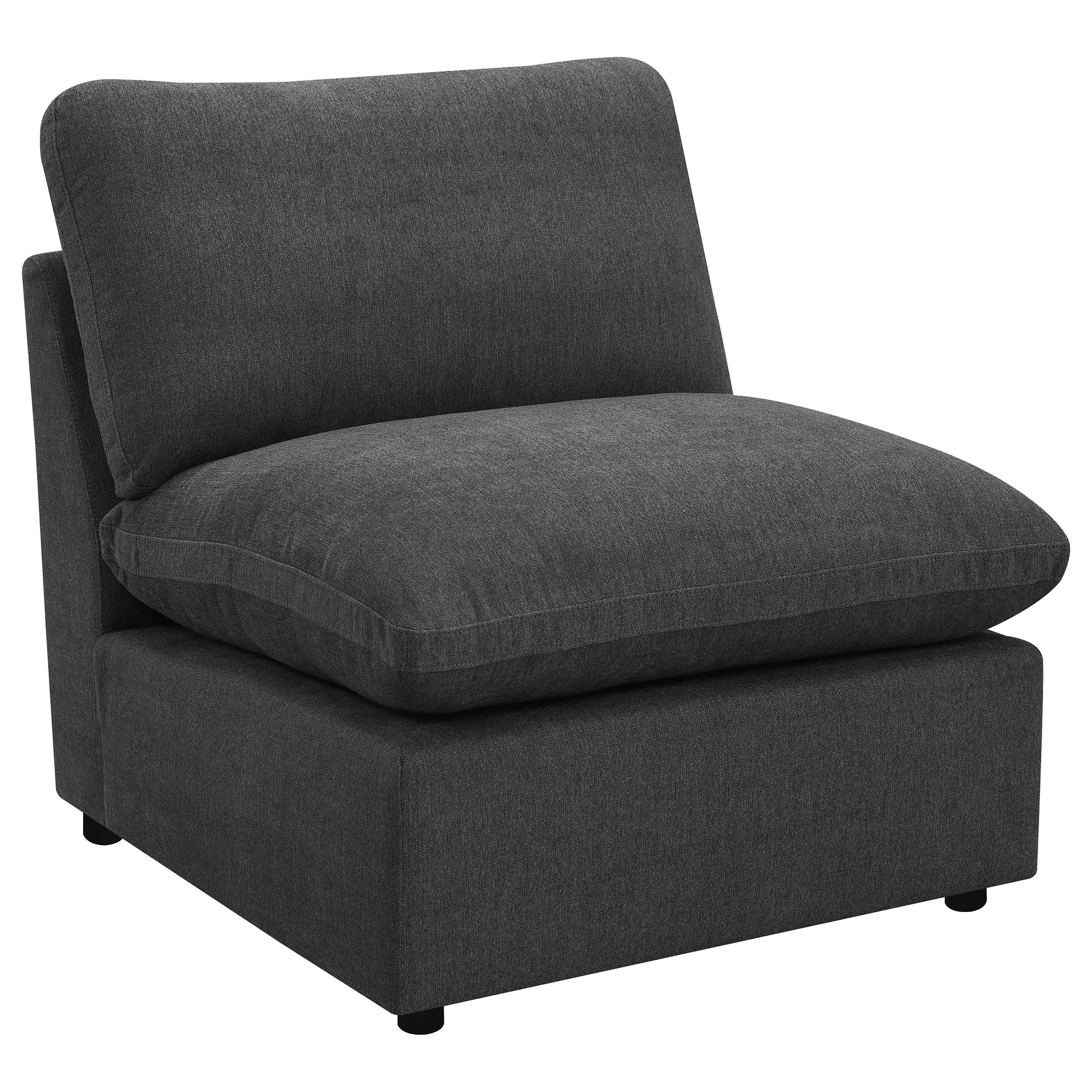  Coaster Furniture Collins 609530P 5 pc Modular Power Reclining Sectional - Dark Grey IMAGE 3