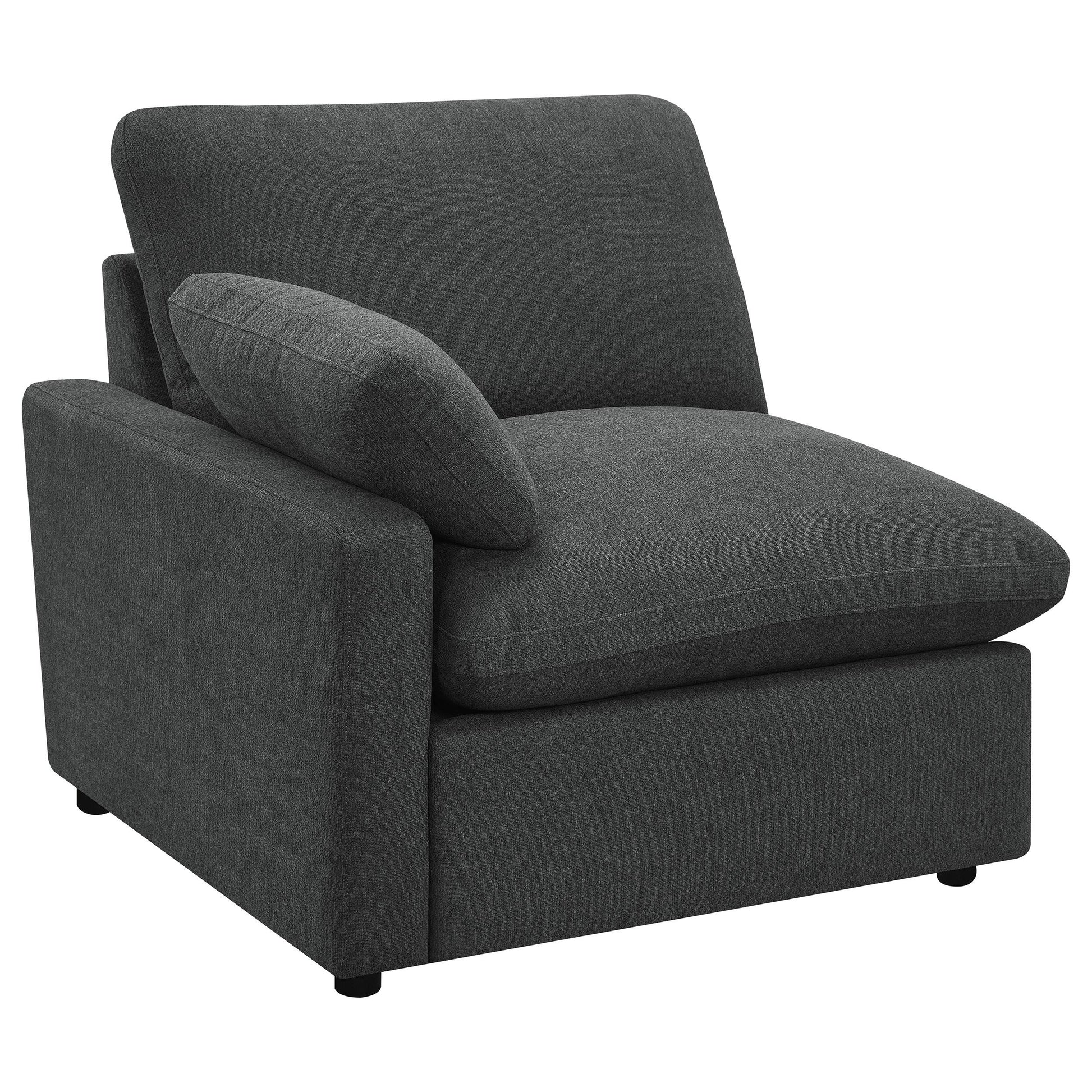  Coaster Furniture Collins 609530P 5 pc Modular Power Reclining Sectional - Dark Grey IMAGE 7
