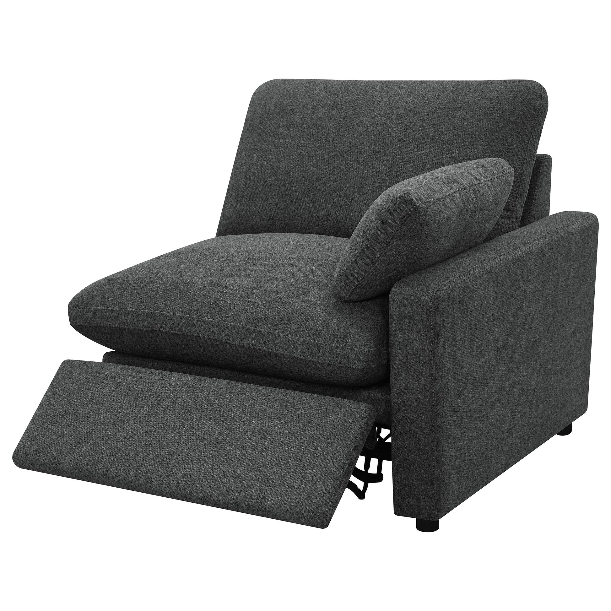  Coaster Furniture Collins 609531P Modular Power Sofa - Dark Grey IMAGE 7