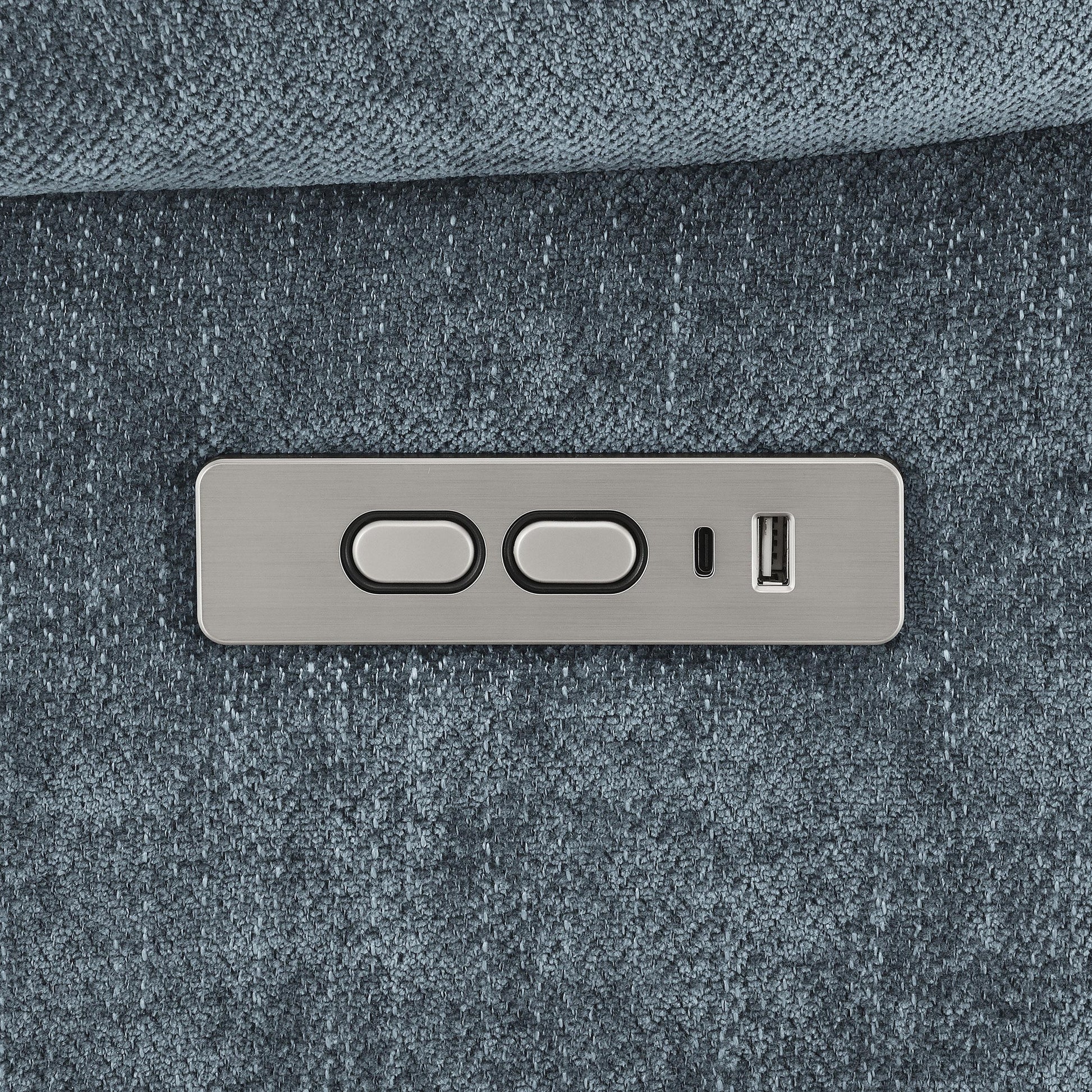  Coaster Furniture Houston 602294P Upholstered Power Lift Recliner - Slate Blue IMAGE 15