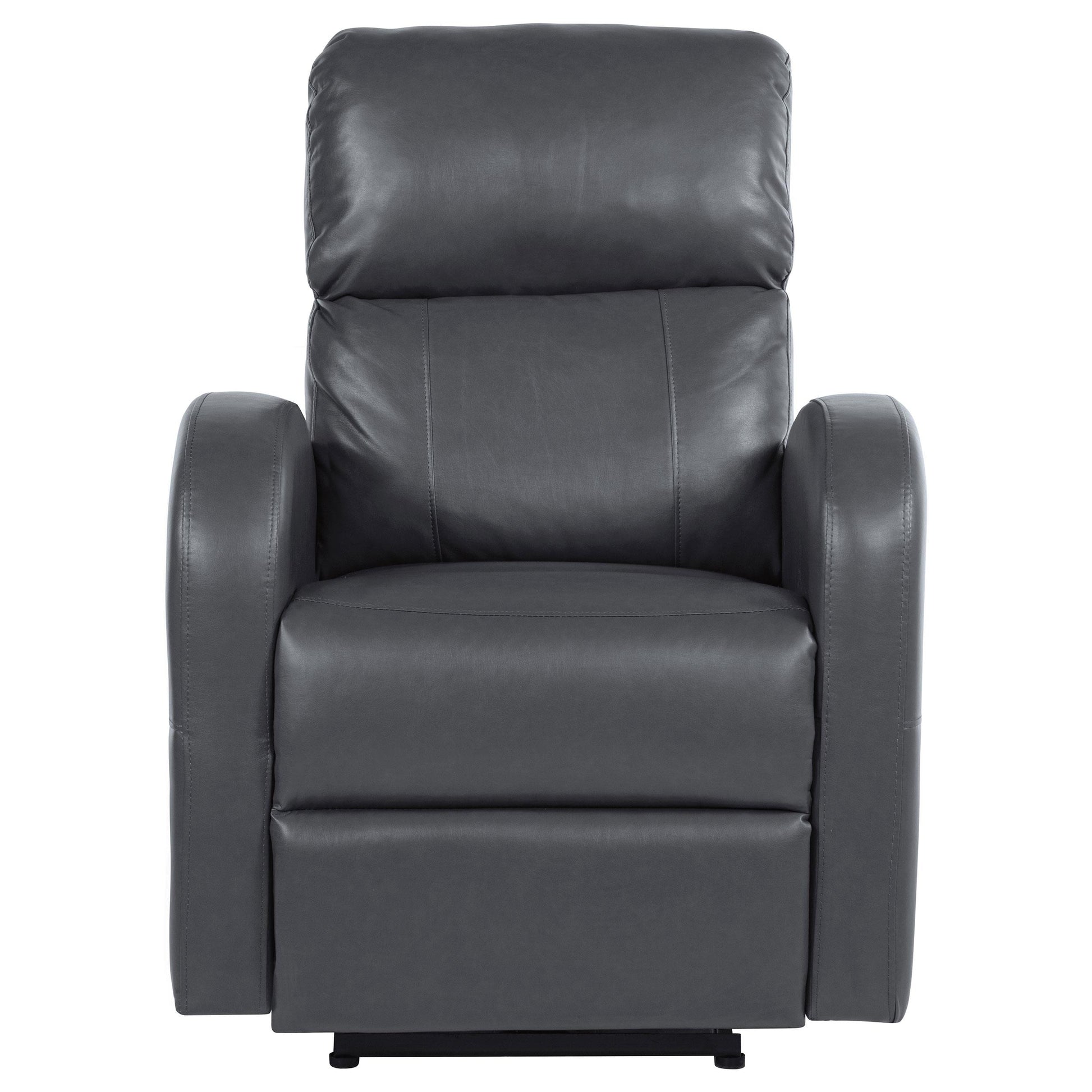  Coaster Furniture Grant 601499P Upholstered Power Recliner Chair - Grey IMAGE 4