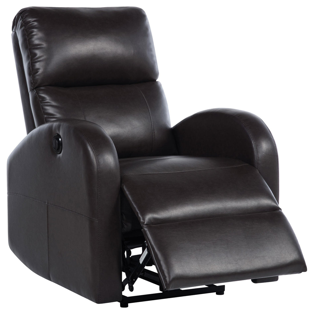  Coaster Furniture Grant 601500P Upholstered Power Recliner Chair - Brown IMAGE 1